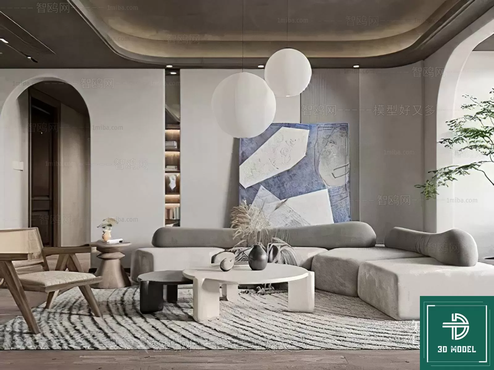 LIVING ROOM 3D SCENES – BLOCKS – 398 – PRO LIVING ROOM 3D SCENES – BLOCKS – 398 – PRO