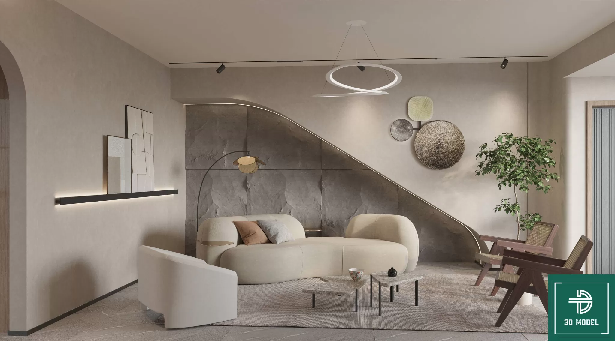 LIVING ROOM 3D SCENES – BLOCKS – 400 – PRO LIVING ROOM 3D SCENES – BLOCKS – 400 – PRO