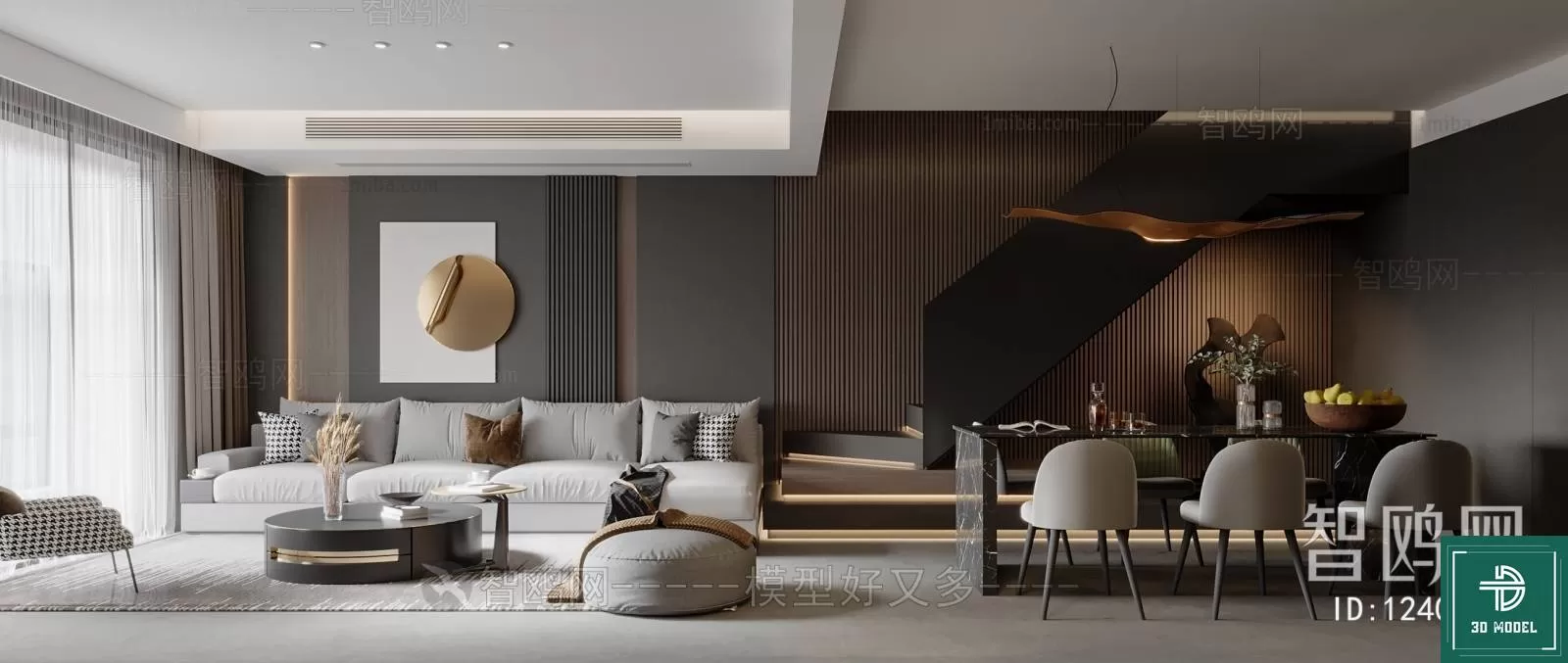 LIVING ROOM 3D SCENES – BLOCKS – 401 – PRO LIVING ROOM 3D SCENES – BLOCKS – 401 – PRO