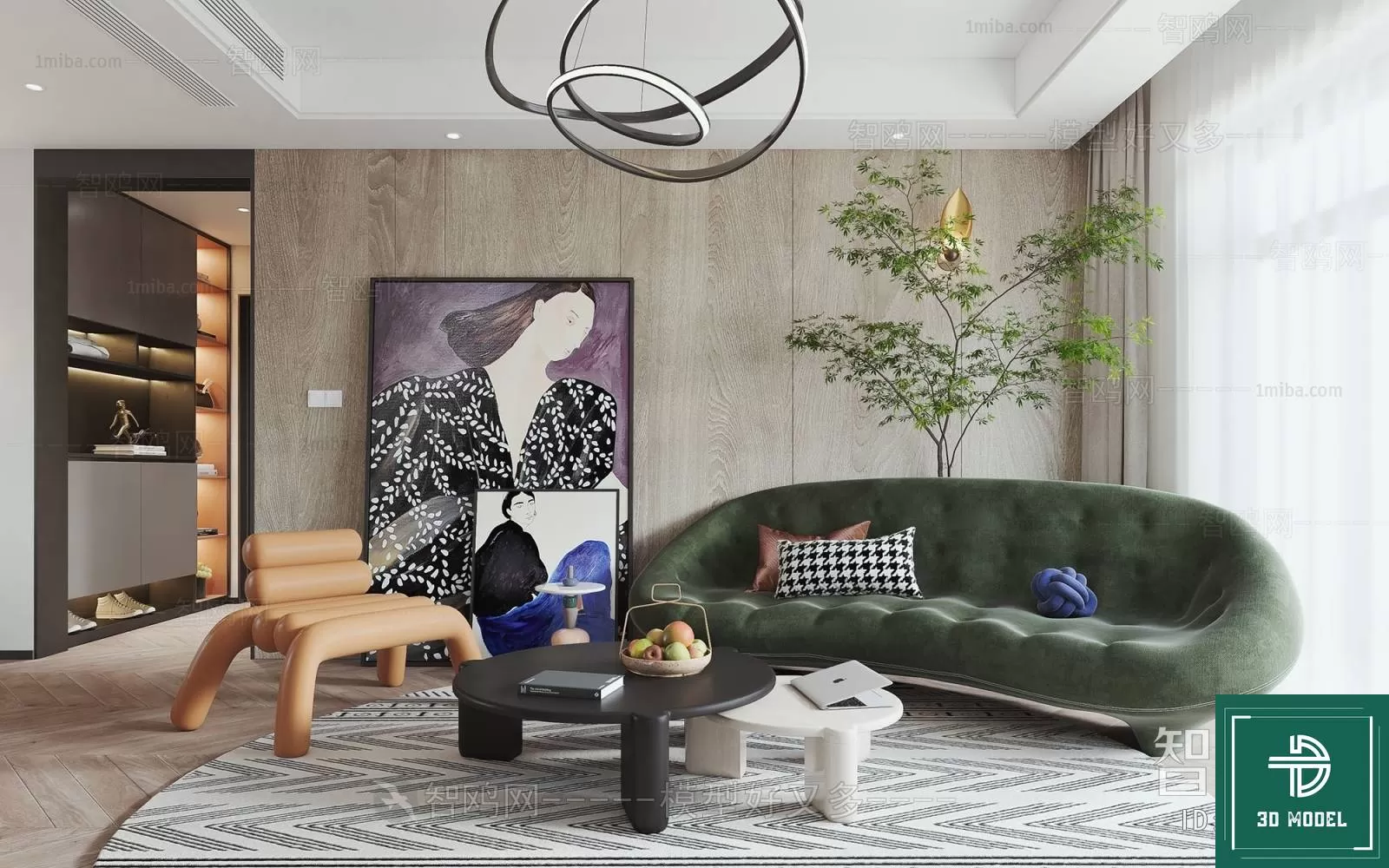 LIVING ROOM 3D SCENES – BLOCKS – 406 – PRO LIVING ROOM 3D SCENES – BLOCKS – 406 – PRO