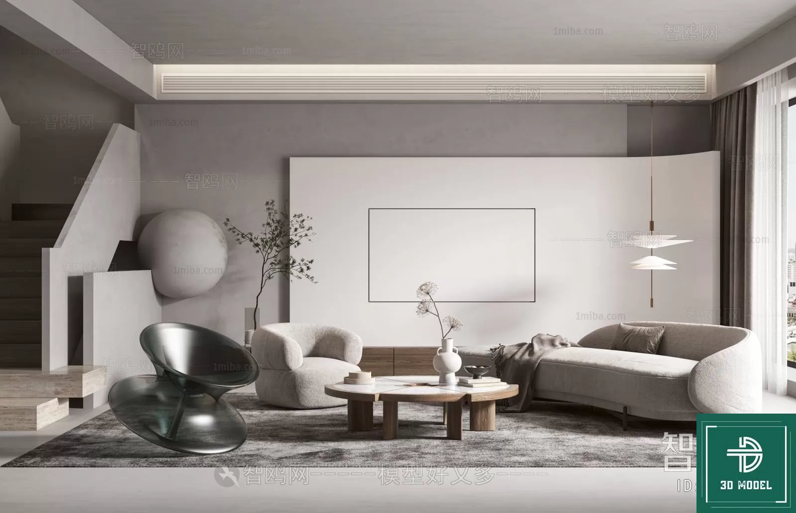 LIVING ROOM 3D SCENES – BLOCKS – 407 – PRO LIVING ROOM 3D SCENES – BLOCKS – 407 – PRO