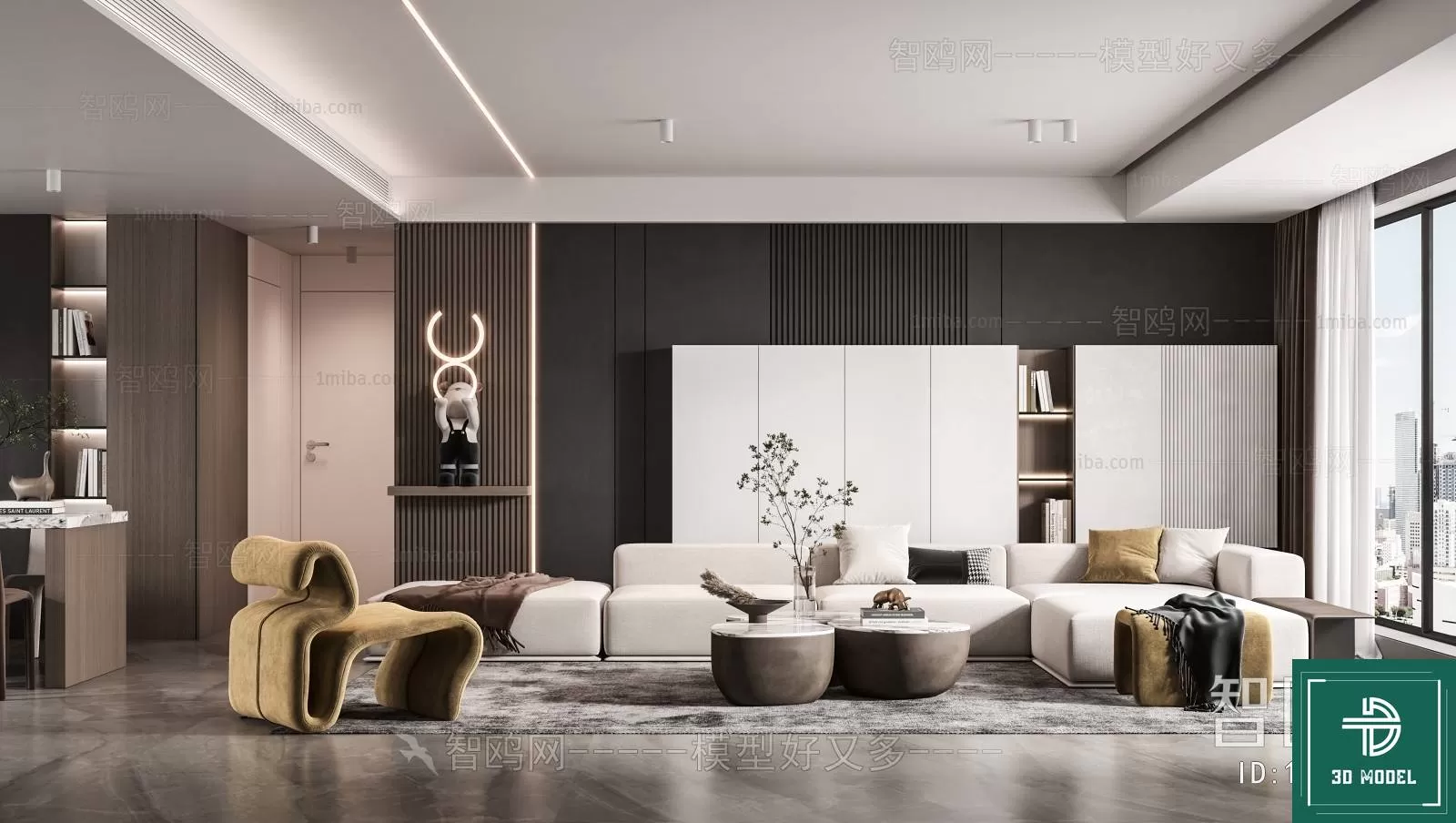 LIVING ROOM 3D SCENES – BLOCKS – 408 – PRO LIVING ROOM 3D SCENES – BLOCKS – 408 – PRO