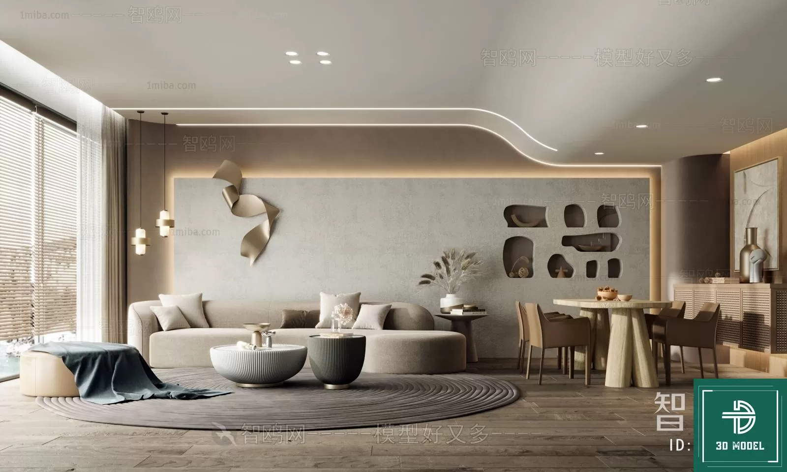 LIVING ROOM 3D SCENES – BLOCKS – 411 – PRO LIVING ROOM 3D SCENES – BLOCKS – 411 – PRO