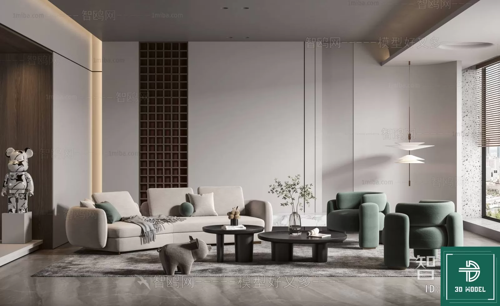 LIVING ROOM 3D SCENES – BLOCKS – 412 – PRO LIVING ROOM 3D SCENES – BLOCKS – 412 – PRO