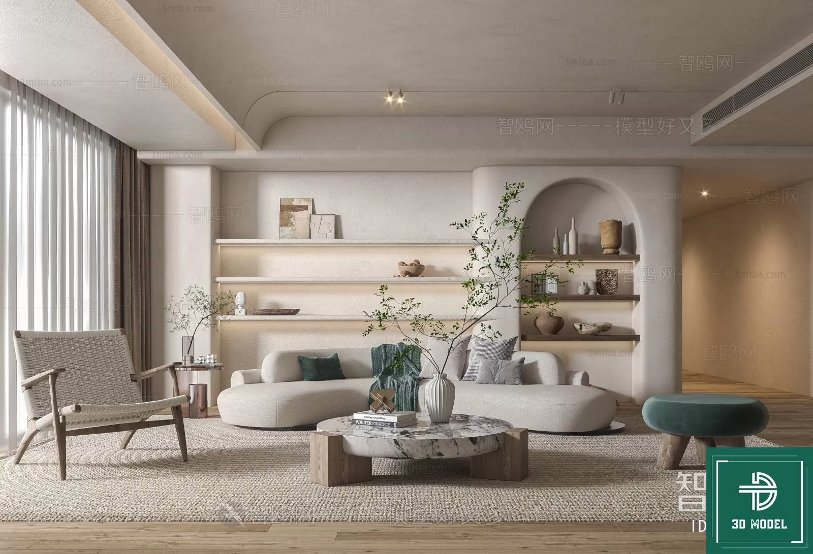 LIVING ROOM 3D SCENES – BLOCKS – 422 – PRO LIVING ROOM 3D SCENES – BLOCKS – 422 – PRO