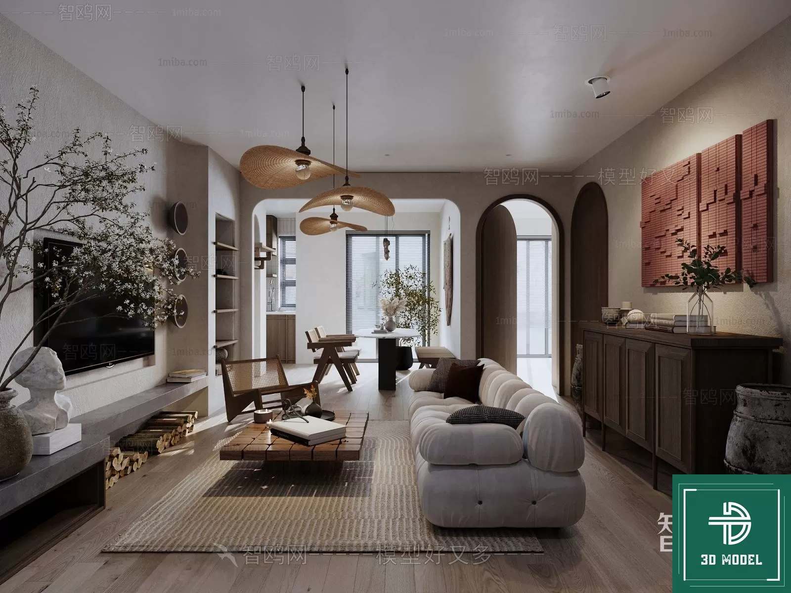 LIVING ROOM 3D SCENES – BLOCKS – 426 – PRO LIVING ROOM 3D SCENES – BLOCKS – 426 – PRO