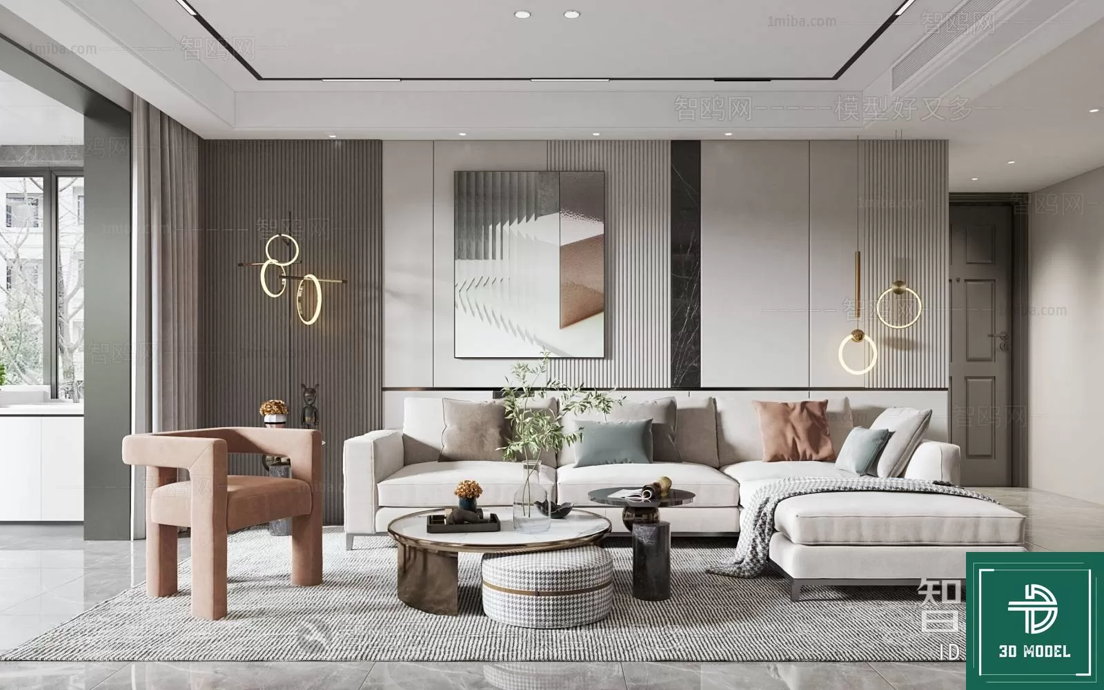 LIVING ROOM 3D SCENES – BLOCKS – 441 – PRO LIVING ROOM 3D SCENES – BLOCKS – 441 – PRO