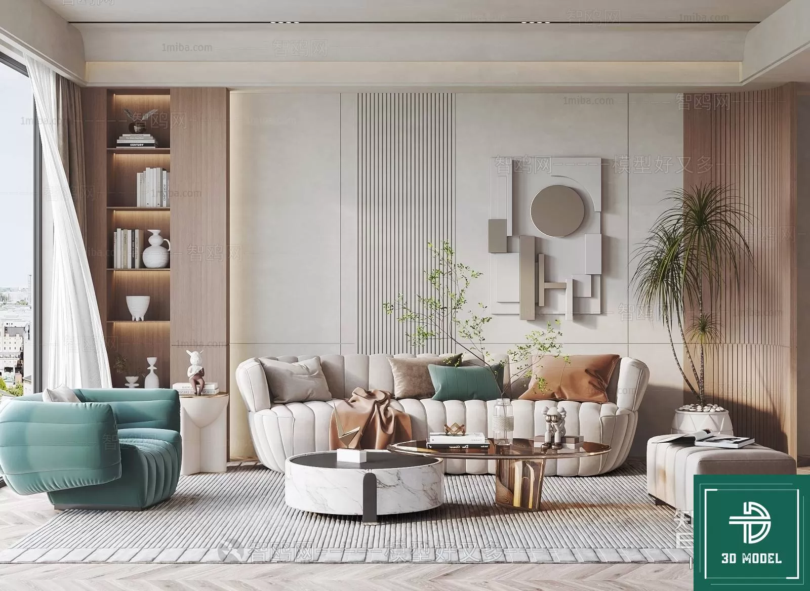 LIVING ROOM 3D SCENES – BLOCKS – 443 – PRO LIVING ROOM 3D SCENES – BLOCKS – 443 – PRO