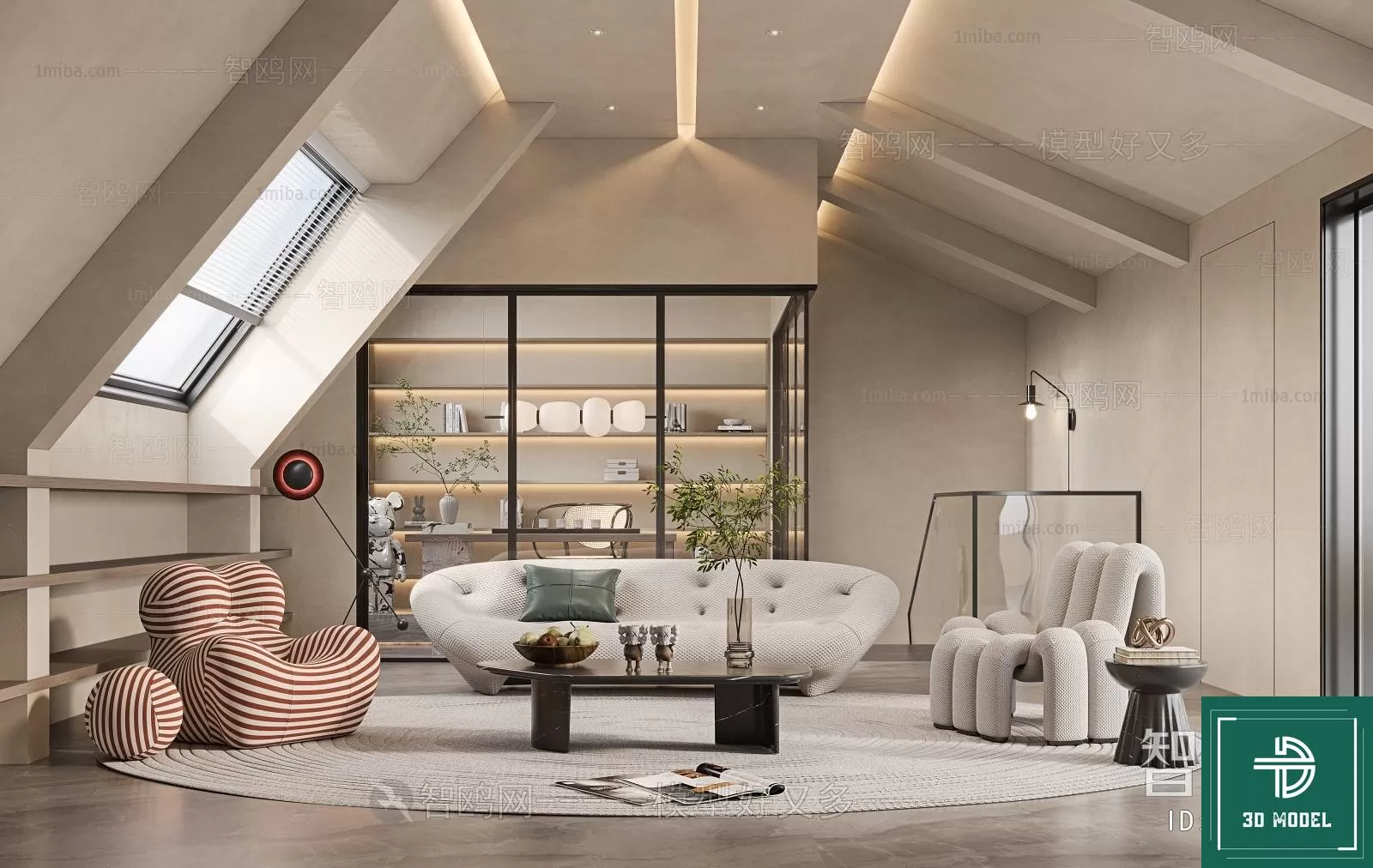 LIVING ROOM 3D SCENES – BLOCKS – 444 – PRO LIVING ROOM 3D SCENES – BLOCKS – 444 – PRO