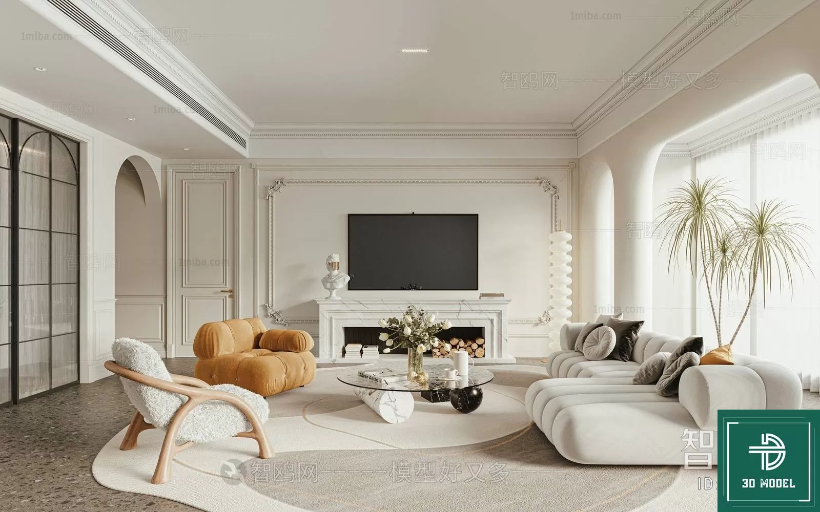 LIVING ROOM 3D SCENES – BLOCKS – 447 – PRO LIVING ROOM 3D SCENES – BLOCKS – 447 – PRO