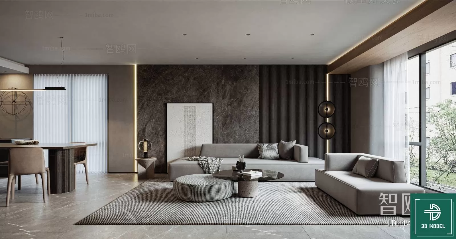 LIVING ROOM 3D SCENES – BLOCKS – 470 – PRO LIVING ROOM 3D SCENES – BLOCKS – 470 – PRO