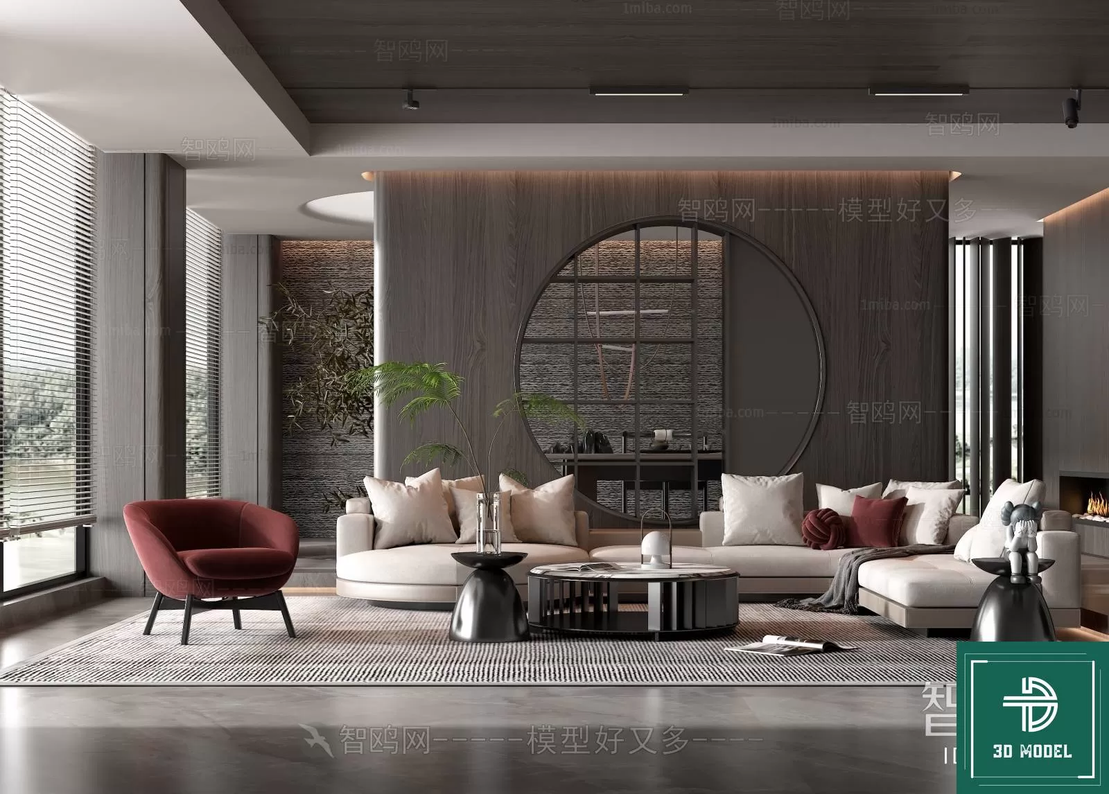 LIVING ROOM 3D SCENES – BLOCKS – 478 – PRO LIVING ROOM 3D SCENES – BLOCKS – 478 – PRO
