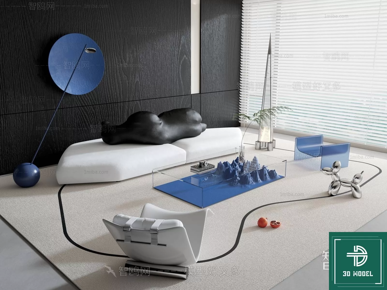 LIVING ROOM 3D SCENES – BLOCKS – 483 – PRO LIVING ROOM 3D SCENES – BLOCKS – 483 – PRO