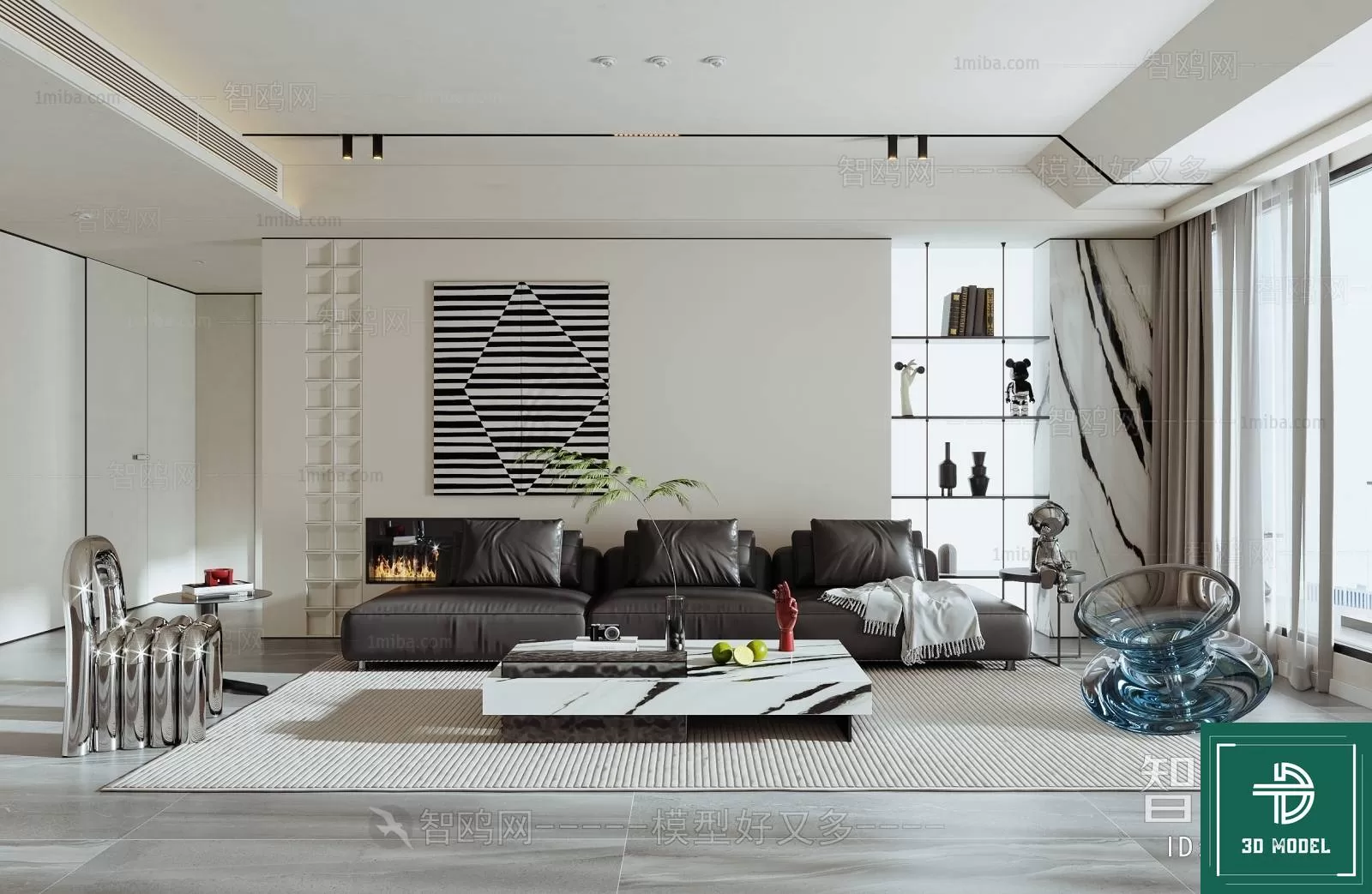 LIVING ROOM 3D SCENES – BLOCKS – 484 – PRO LIVING ROOM 3D SCENES – BLOCKS – 484 – PRO