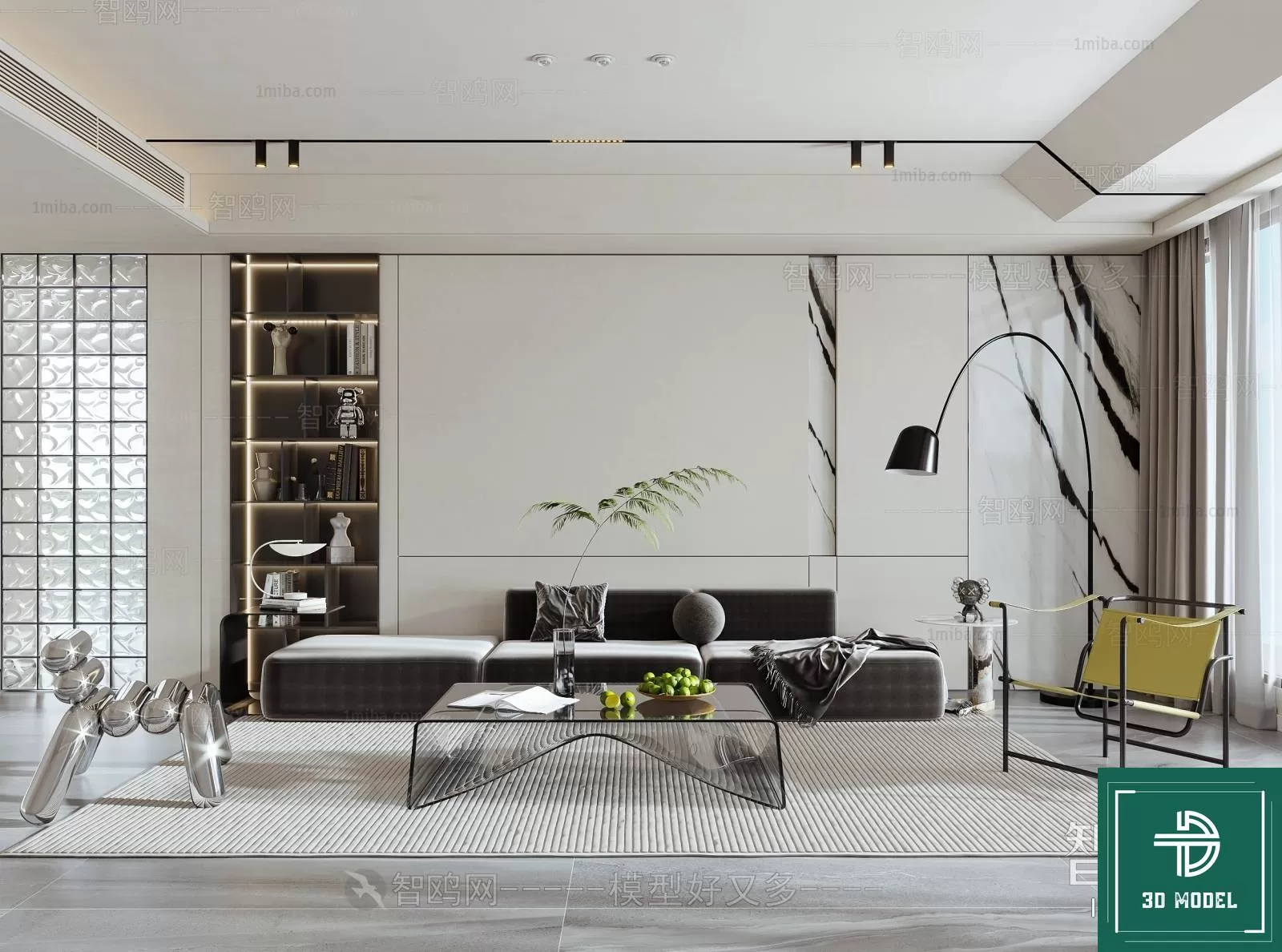 LIVING ROOM 3D SCENES – BLOCKS – 489 – PRO LIVING ROOM 3D SCENES – BLOCKS – 489 – PRO