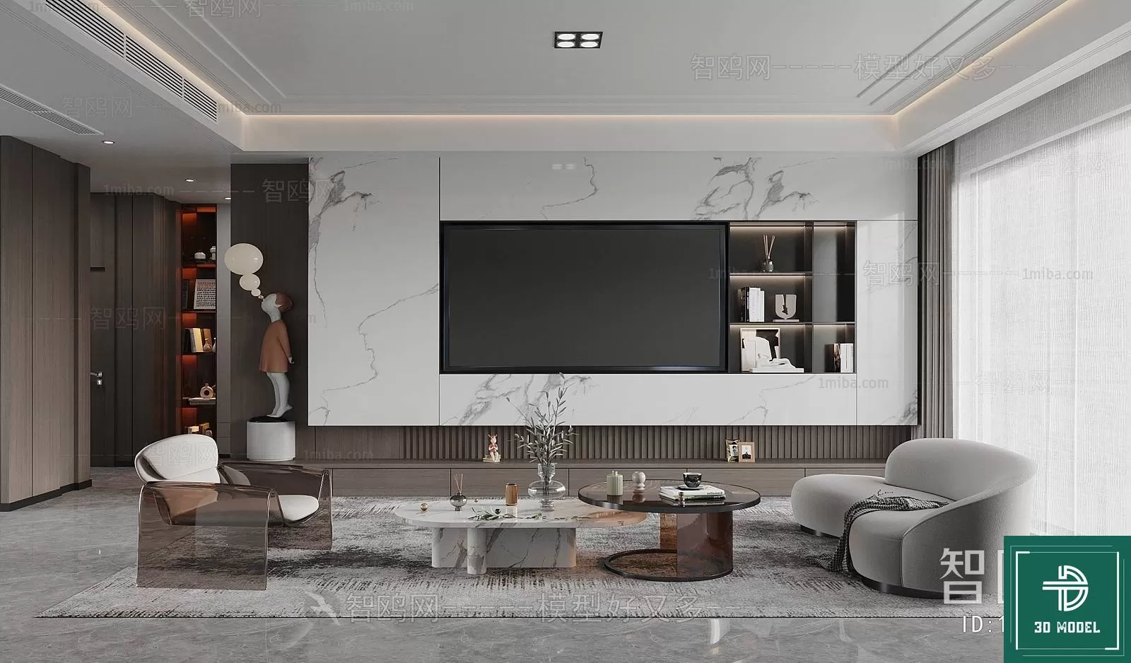 LIVING ROOM 3D SCENES – BLOCKS – 497 – PRO LIVING ROOM 3D SCENES – BLOCKS – 497 – PRO