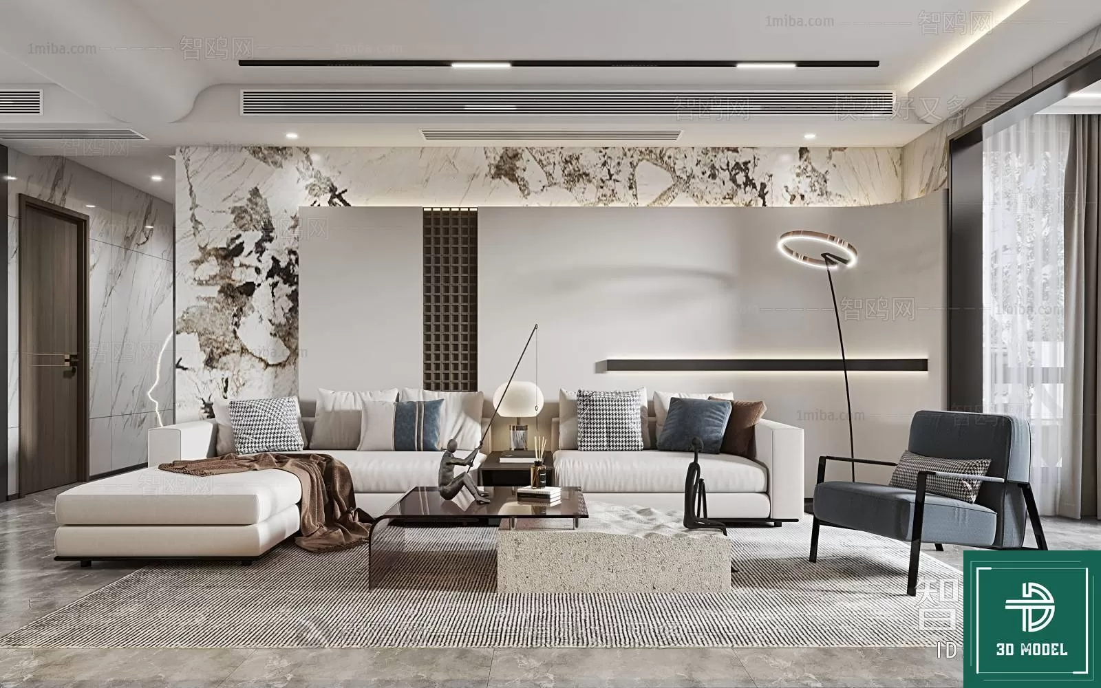 LIVING ROOM 3D SCENES – BLOCKS – 506 – PRO LIVING ROOM 3D SCENES – BLOCKS – 506 – PRO