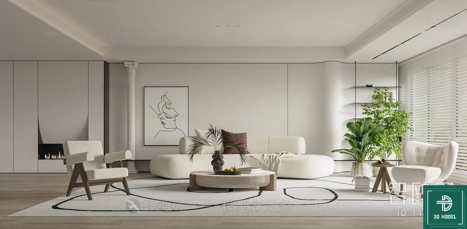 LIVING ROOM 3D SCENES – BLOCKS – 508 – PRO LIVING ROOM 3D SCENES – BLOCKS – 508 – PRO