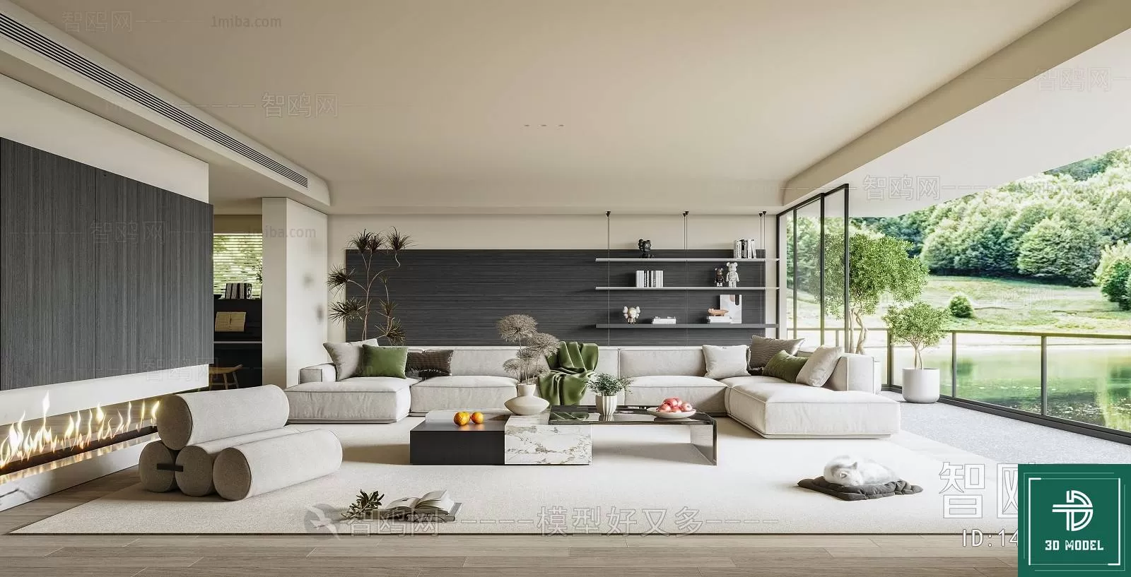 LIVING ROOM 3D SCENES – BLOCKS – 509 – PRO LIVING ROOM 3D SCENES – BLOCKS – 509 – PRO