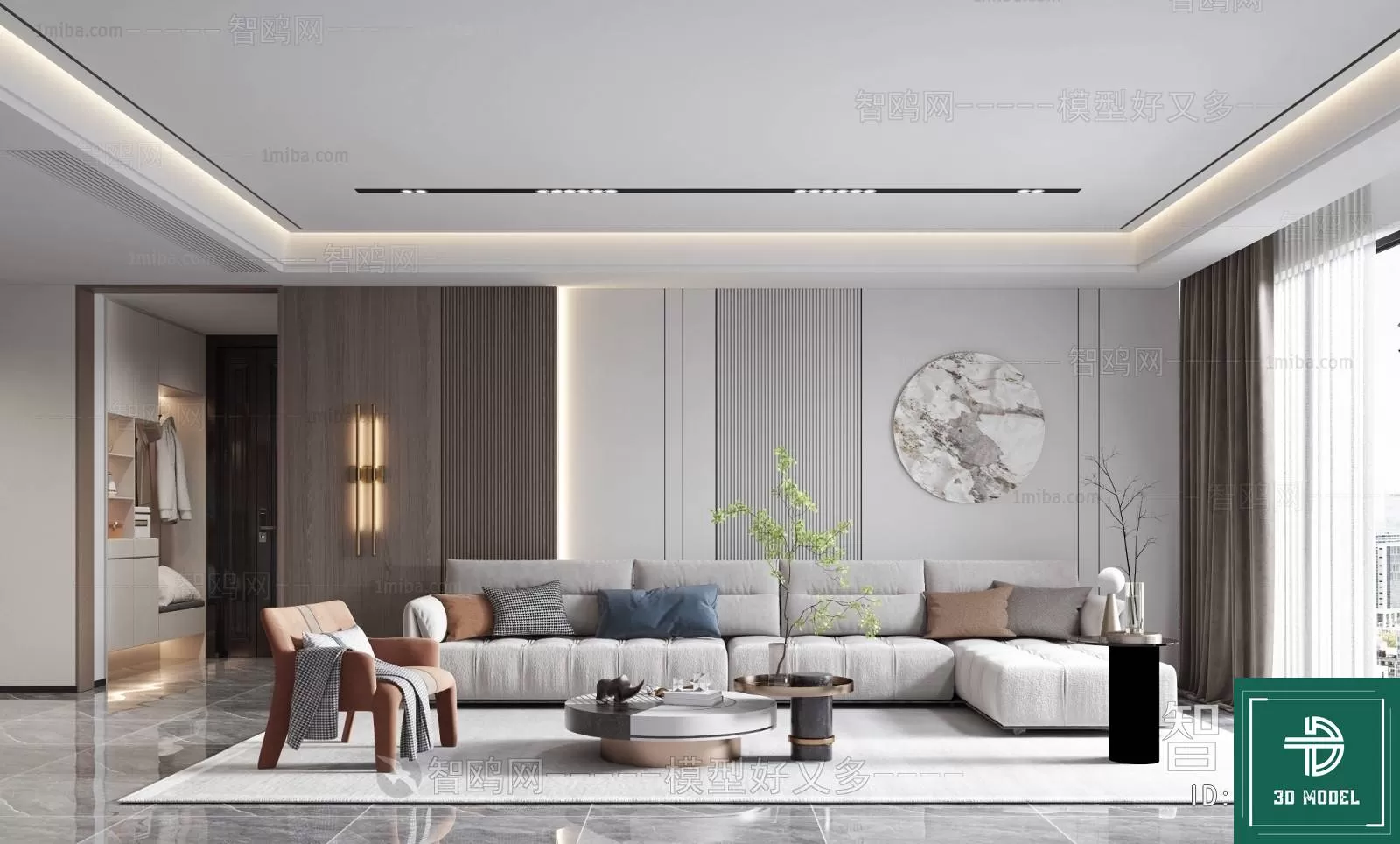 LIVING ROOM 3D SCENES – BLOCKS – 510 – PRO LIVING ROOM 3D SCENES – BLOCKS – 510 – PRO