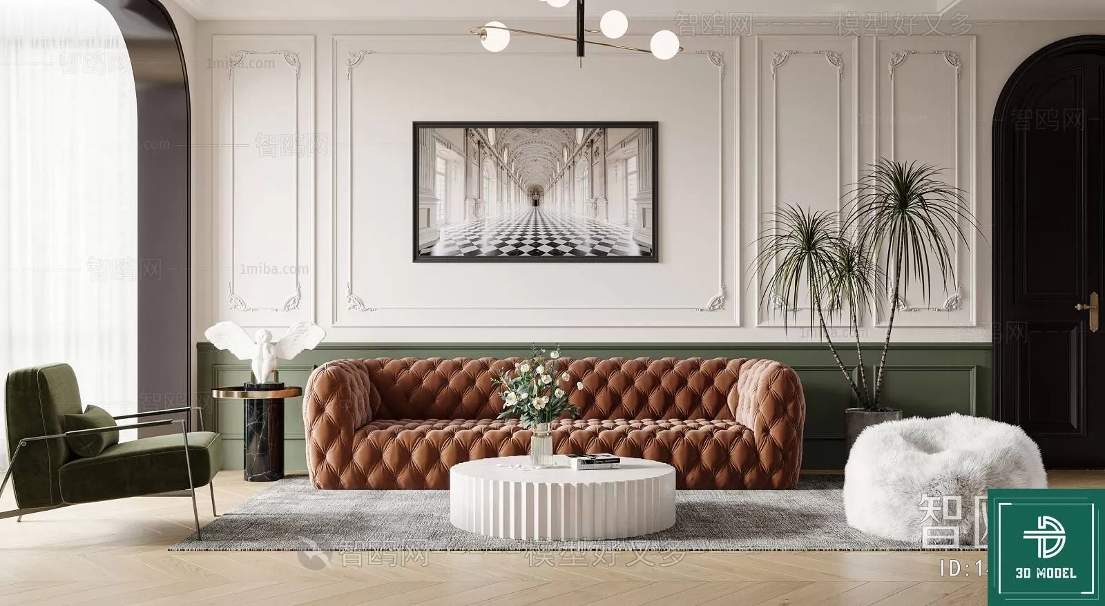 LIVING ROOM 3D SCENES – BLOCKS – 515 – PRO LIVING ROOM 3D SCENES – BLOCKS – 515 – PRO