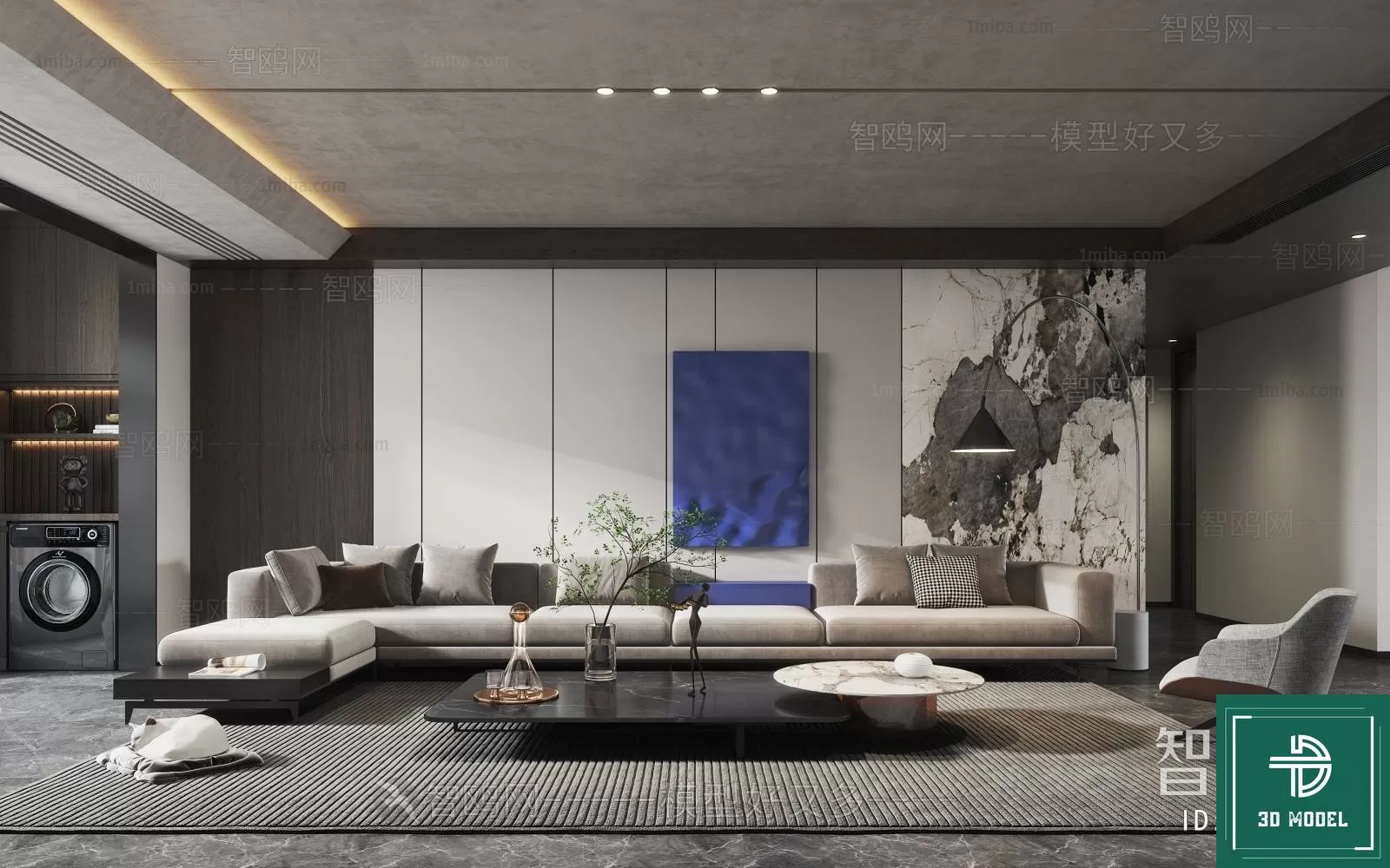 LIVING ROOM 3D SCENES – BLOCKS – 517 – PRO LIVING ROOM 3D SCENES – BLOCKS – 517 – PRO