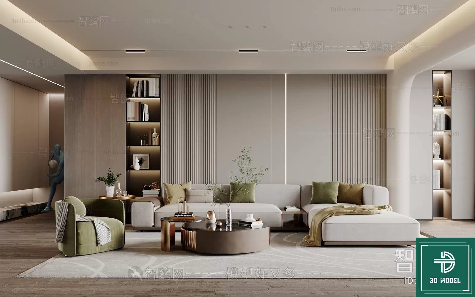 LIVING ROOM 3D SCENES – BLOCKS – 521 – PRO LIVING ROOM 3D SCENES – BLOCKS – 521 – PRO