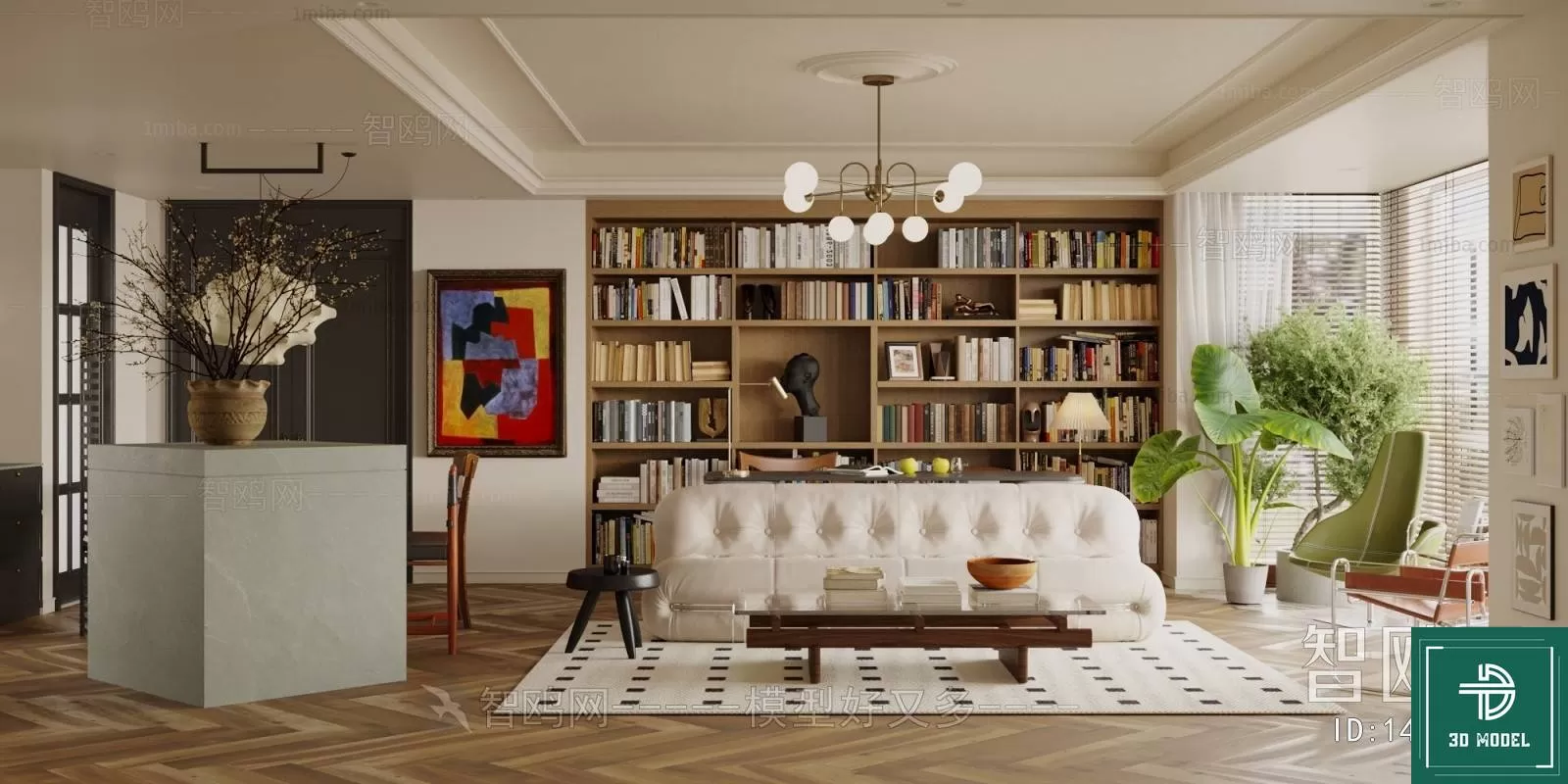 LIVING ROOM 3D SCENES – BLOCKS – 524 – PRO LIVING ROOM 3D SCENES – BLOCKS – 524 – PRO