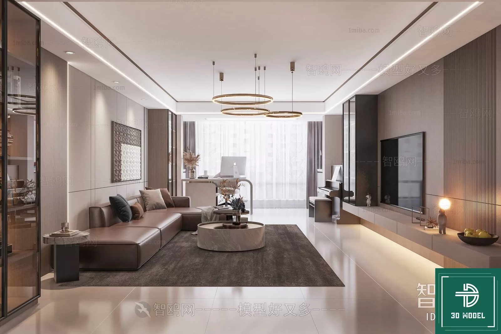 LIVING ROOM 3D SCENES – BLOCKS – 529 – PRO LIVING ROOM 3D SCENES – BLOCKS – 529 – PRO