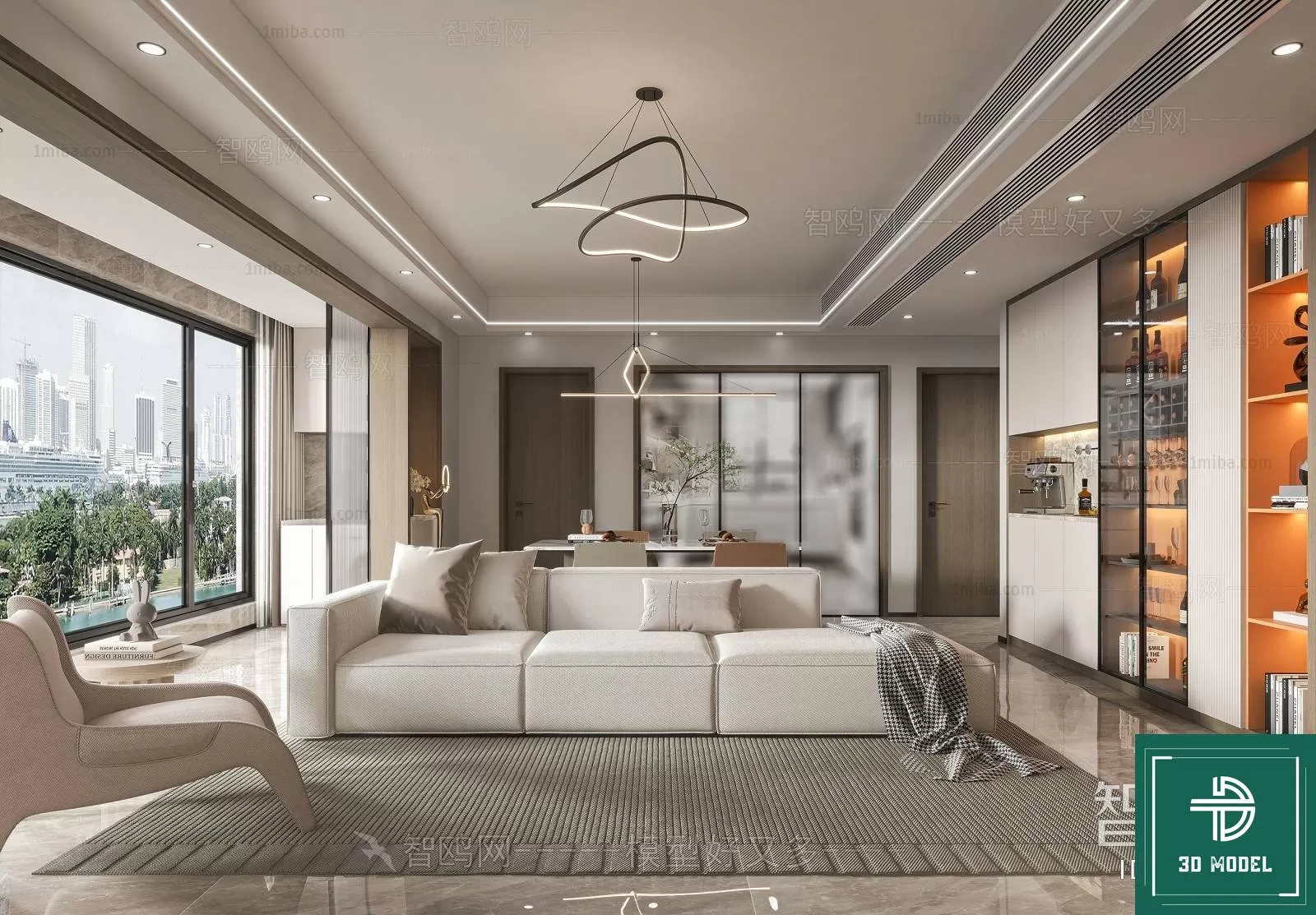 LIVING ROOM 3D SCENES – BLOCKS – 530 – PRO LIVING ROOM 3D SCENES – BLOCKS – 530 – PRO