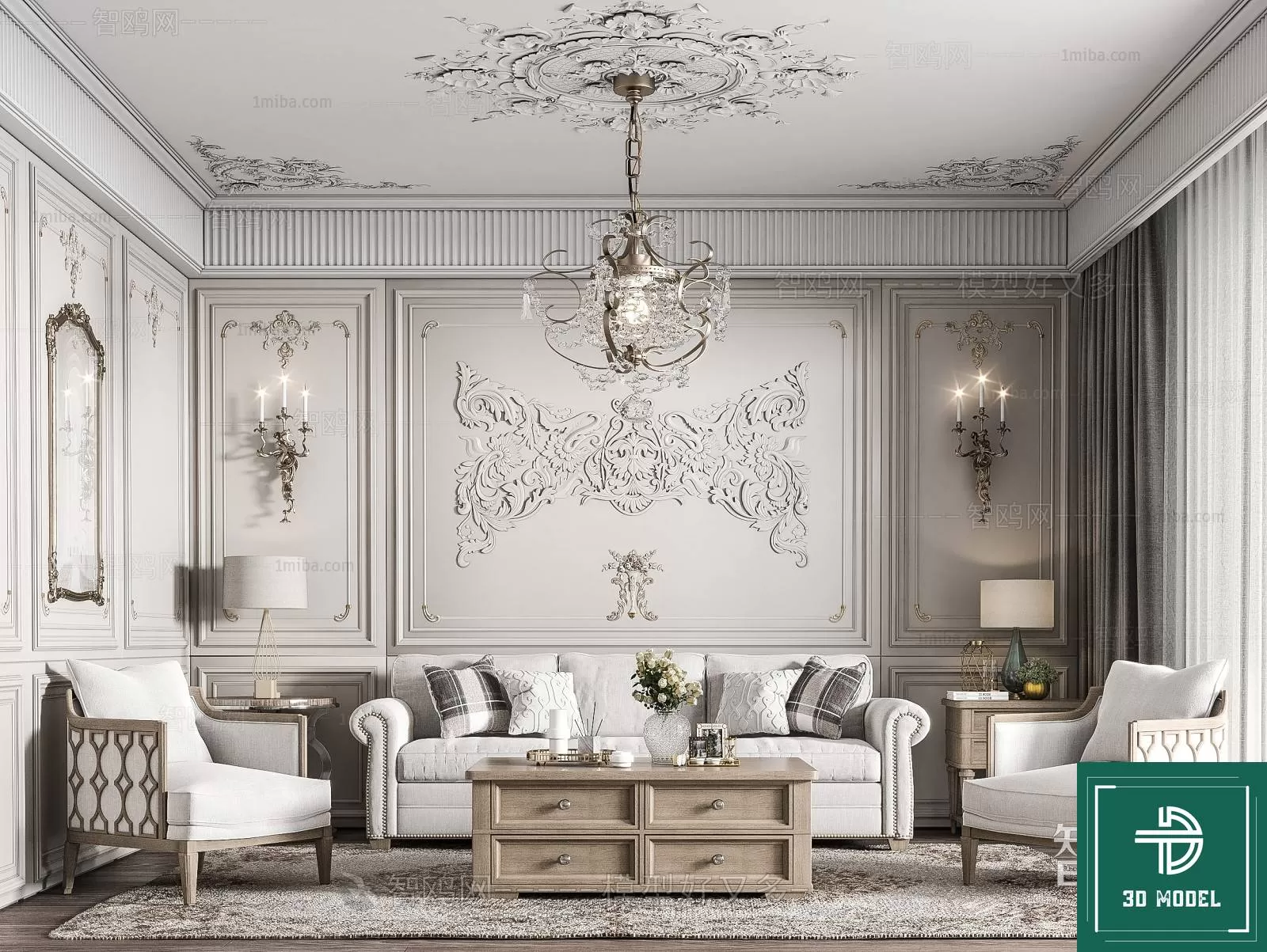 LIVING ROOM 3D SCENES – BLOCKS – 531 – PRO LIVING ROOM 3D SCENES – BLOCKS – 531 – PRO