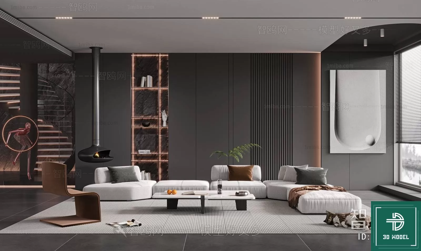 LIVING ROOM 3D SCENES – BLOCKS – 532 – PRO LIVING ROOM 3D SCENES – BLOCKS – 532 – PRO