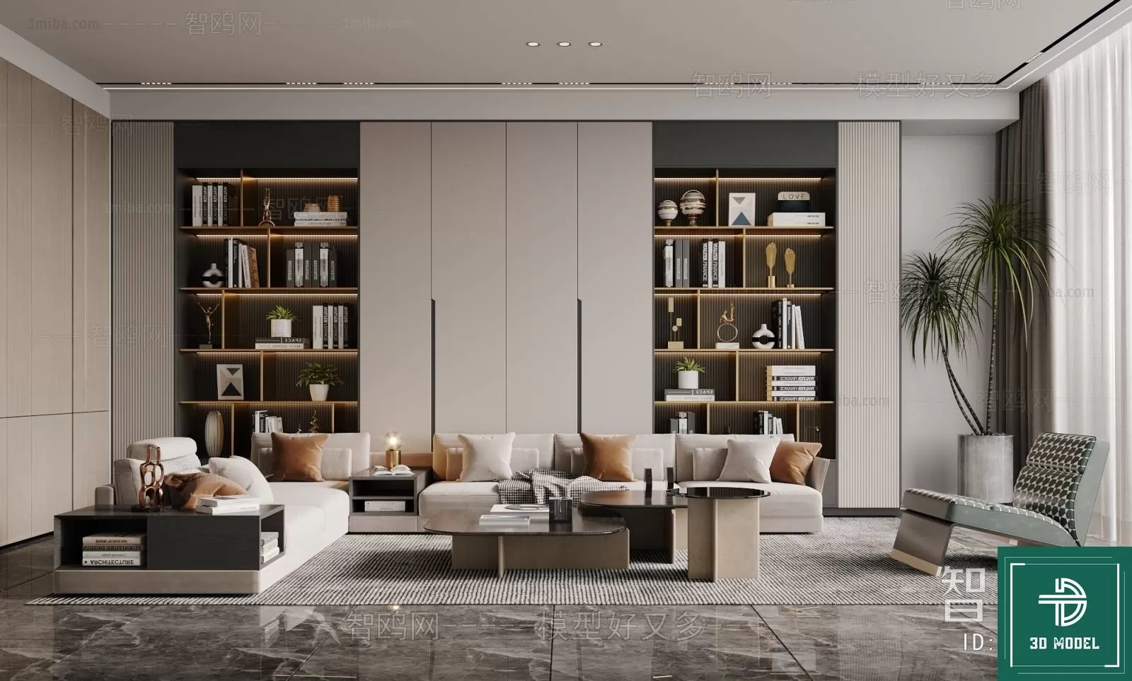 LIVING ROOM 3D SCENES – BLOCKS – 533 – PRO LIVING ROOM 3D SCENES – BLOCKS – 533 – PRO