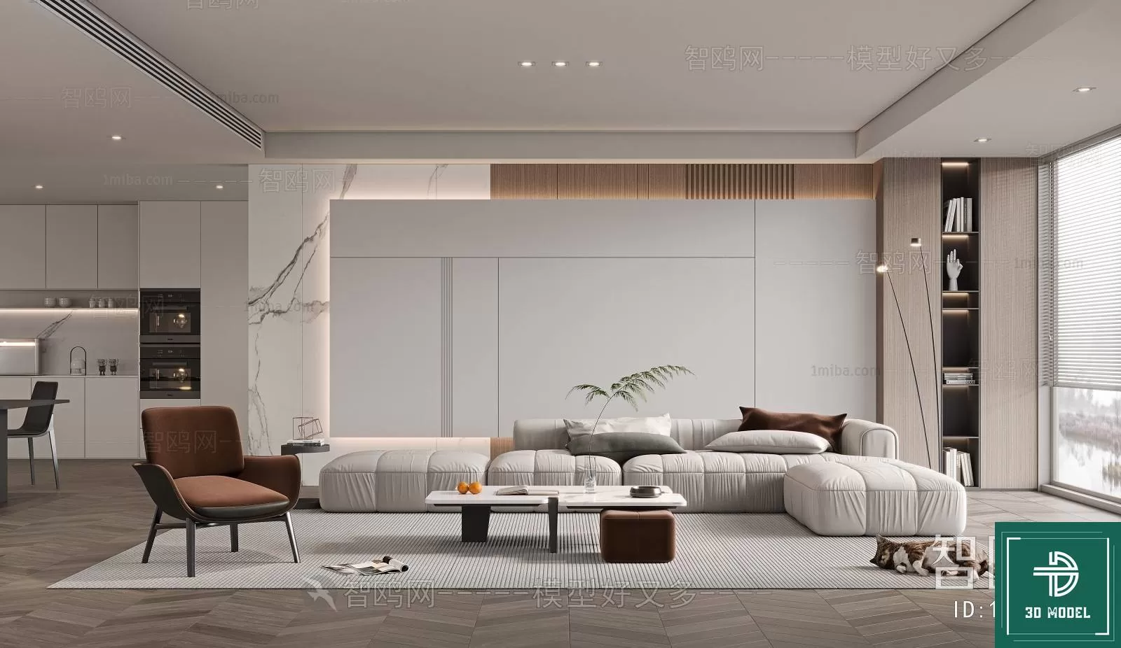 LIVING ROOM 3D SCENES – BLOCKS – 534 – PRO LIVING ROOM 3D SCENES – BLOCKS – 534 – PRO