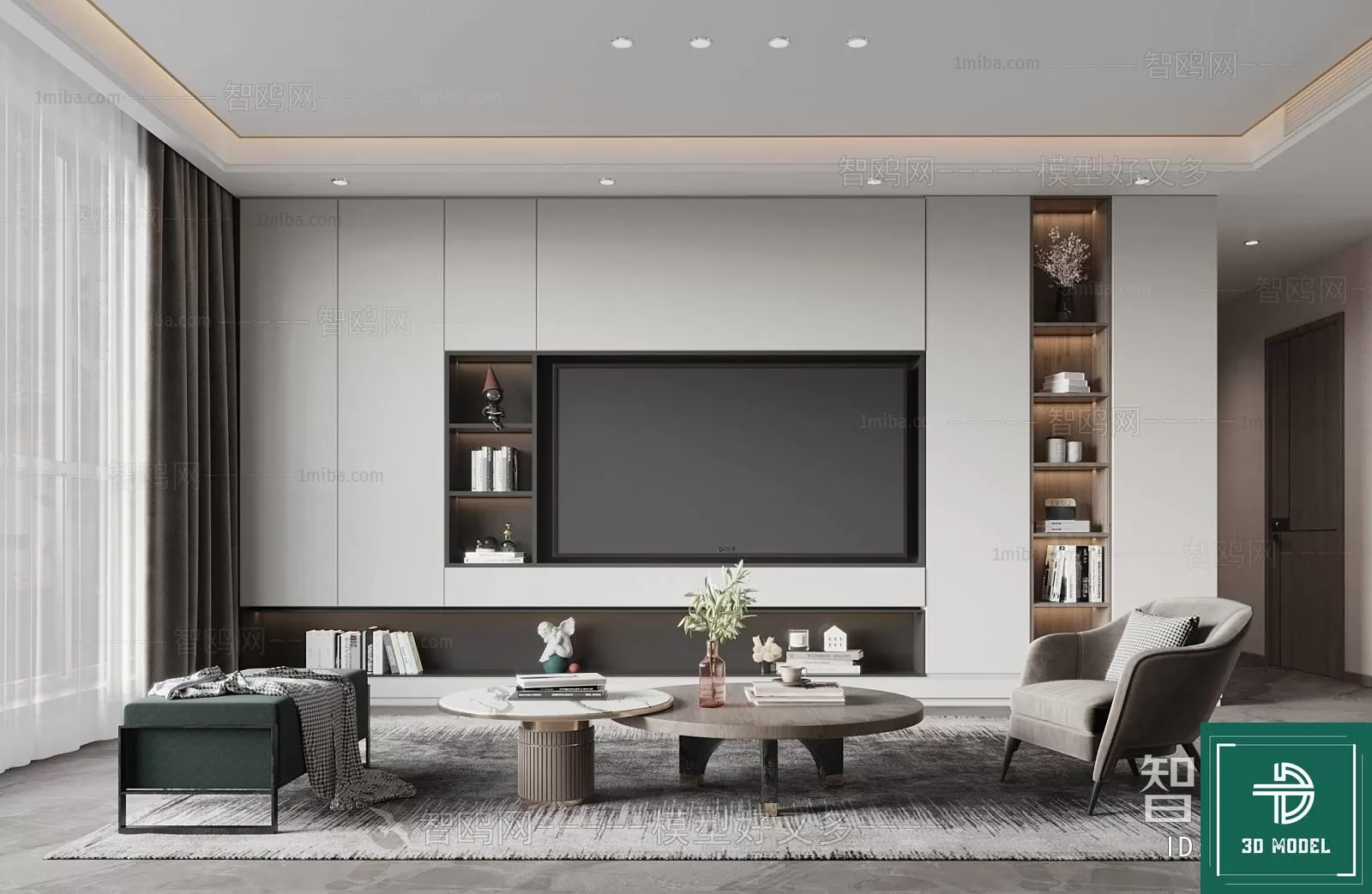 LIVING ROOM 3D SCENES – BLOCKS – 538 – PRO LIVING ROOM 3D SCENES – BLOCKS – 538 – PRO