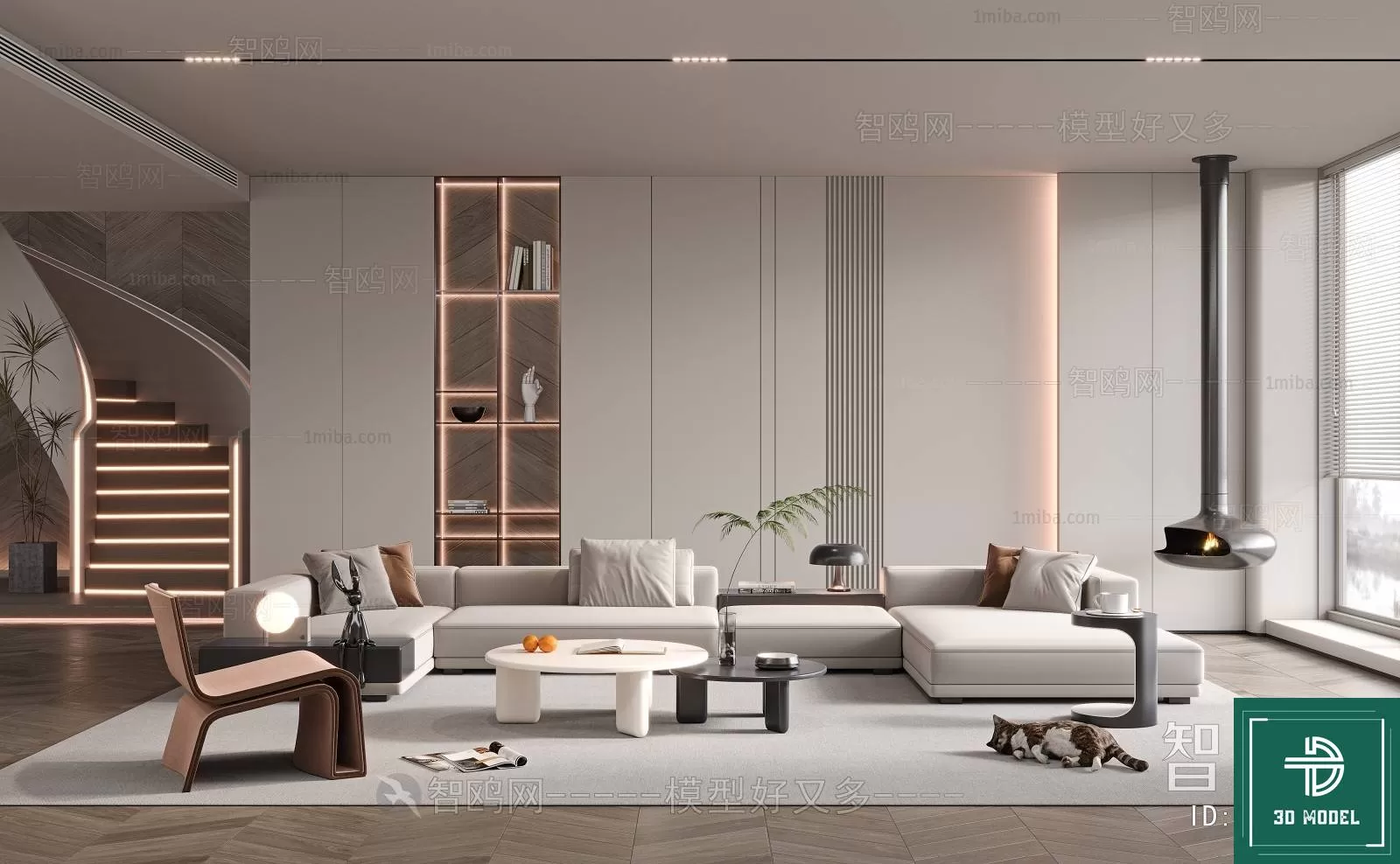 LIVING ROOM 3D SCENES – BLOCKS – 545 – PRO LIVING ROOM 3D SCENES – BLOCKS – 545 – PRO