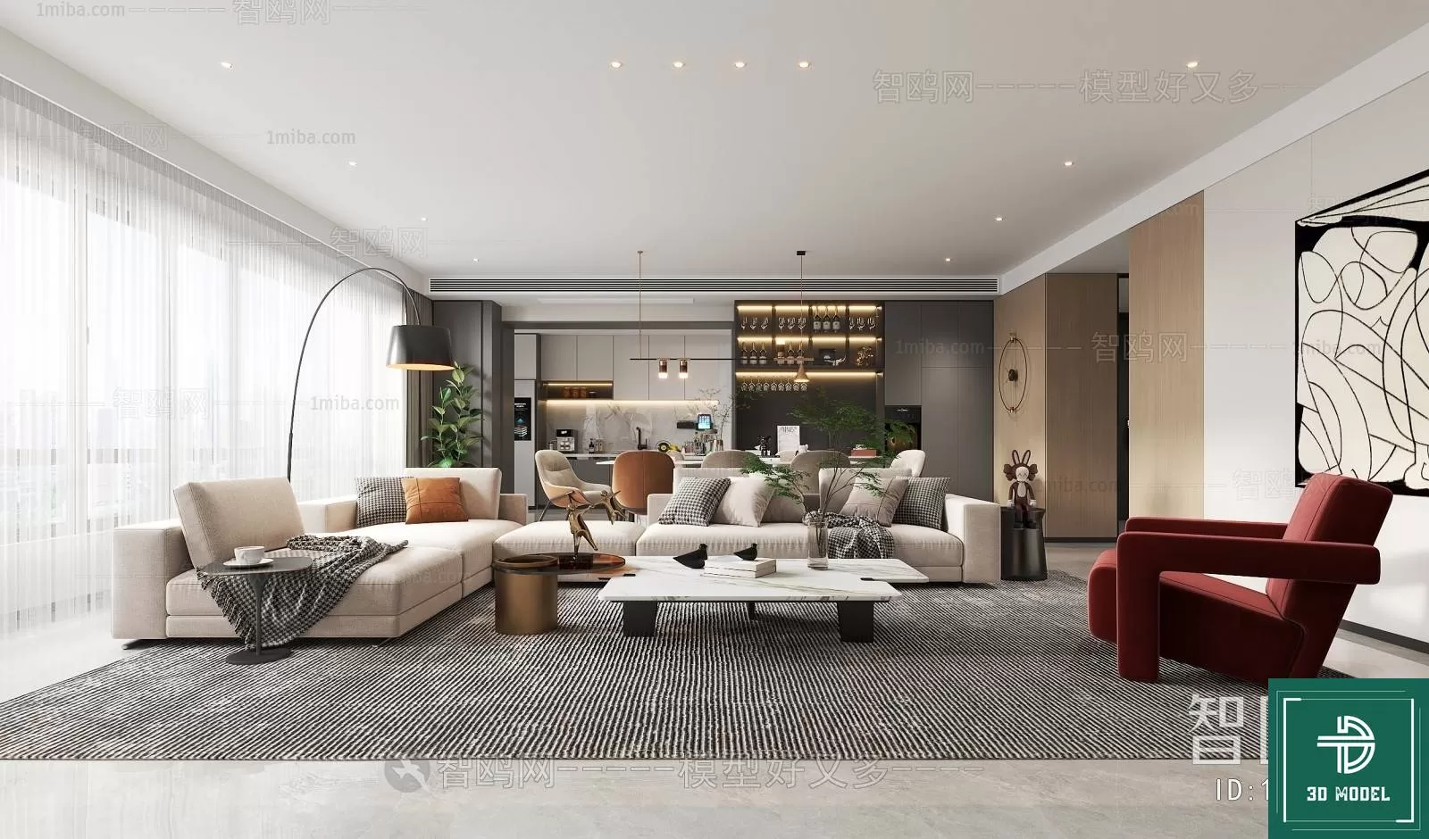 LIVING ROOM 3D SCENES – BLOCKS – 550 – PRO LIVING ROOM 3D SCENES – BLOCKS – 550 – PRO