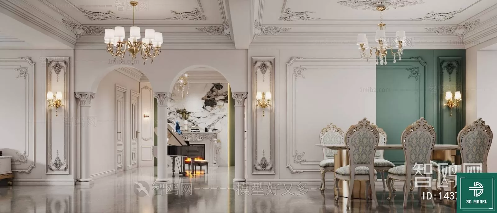 LIVING ROOM 3D SCENES – BLOCKS – 556 – PRO LIVING ROOM 3D SCENES – BLOCKS – 556 – PRO