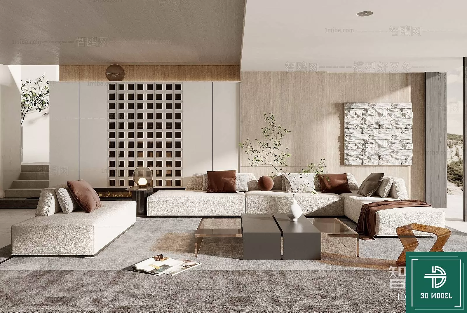 LIVING ROOM 3D SCENES – BLOCKS – 562 – PRO LIVING ROOM 3D SCENES – BLOCKS – 562 – PRO