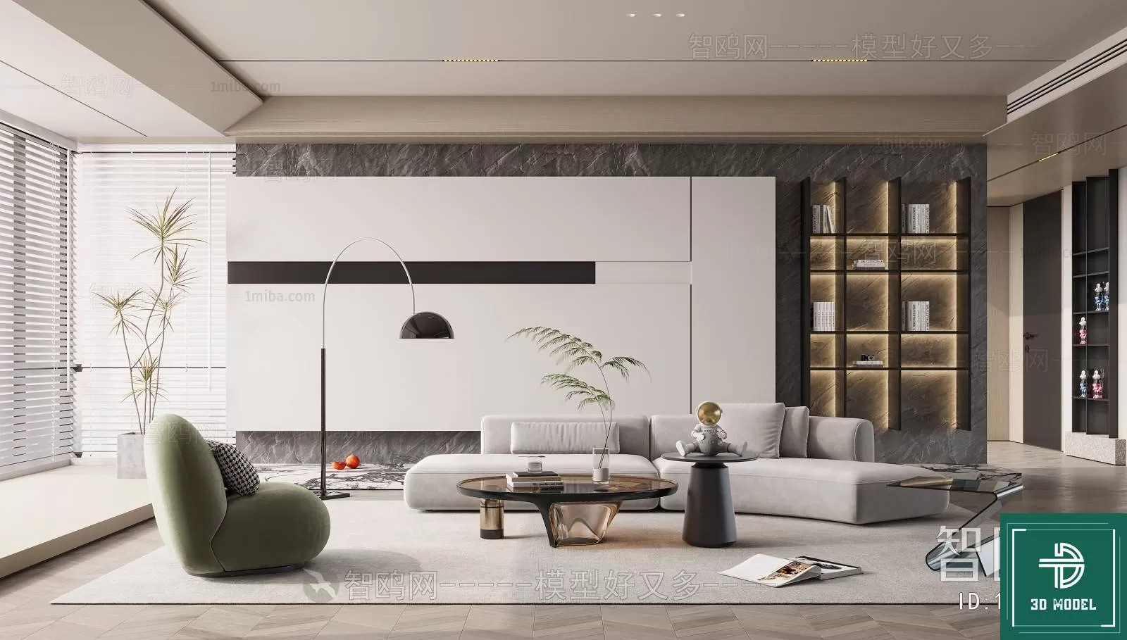 LIVING ROOM 3D SCENES – BLOCKS – 564 – PRO LIVING ROOM 3D SCENES – BLOCKS – 564 – PRO