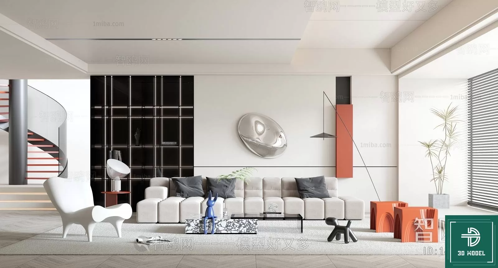 LIVING ROOM 3D SCENES – BLOCKS – 566 – PRO LIVING ROOM 3D SCENES – BLOCKS – 566 – PRO