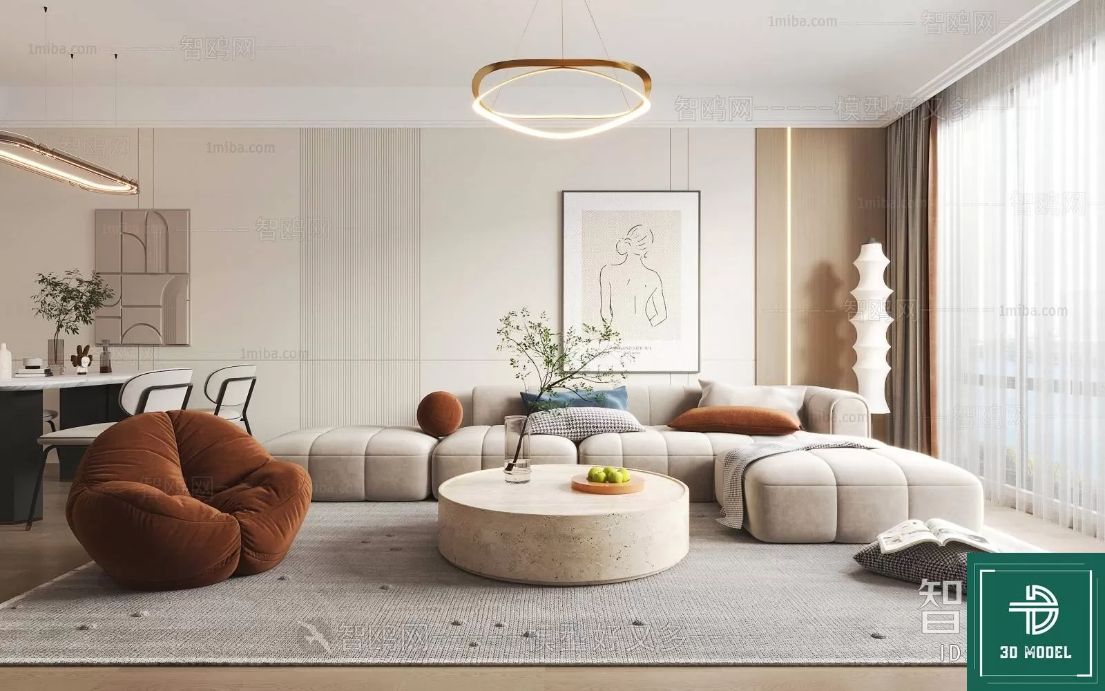 LIVING ROOM 3D SCENES – BLOCKS – 572 – PRO LIVING ROOM 3D SCENES – BLOCKS – 572 – PRO