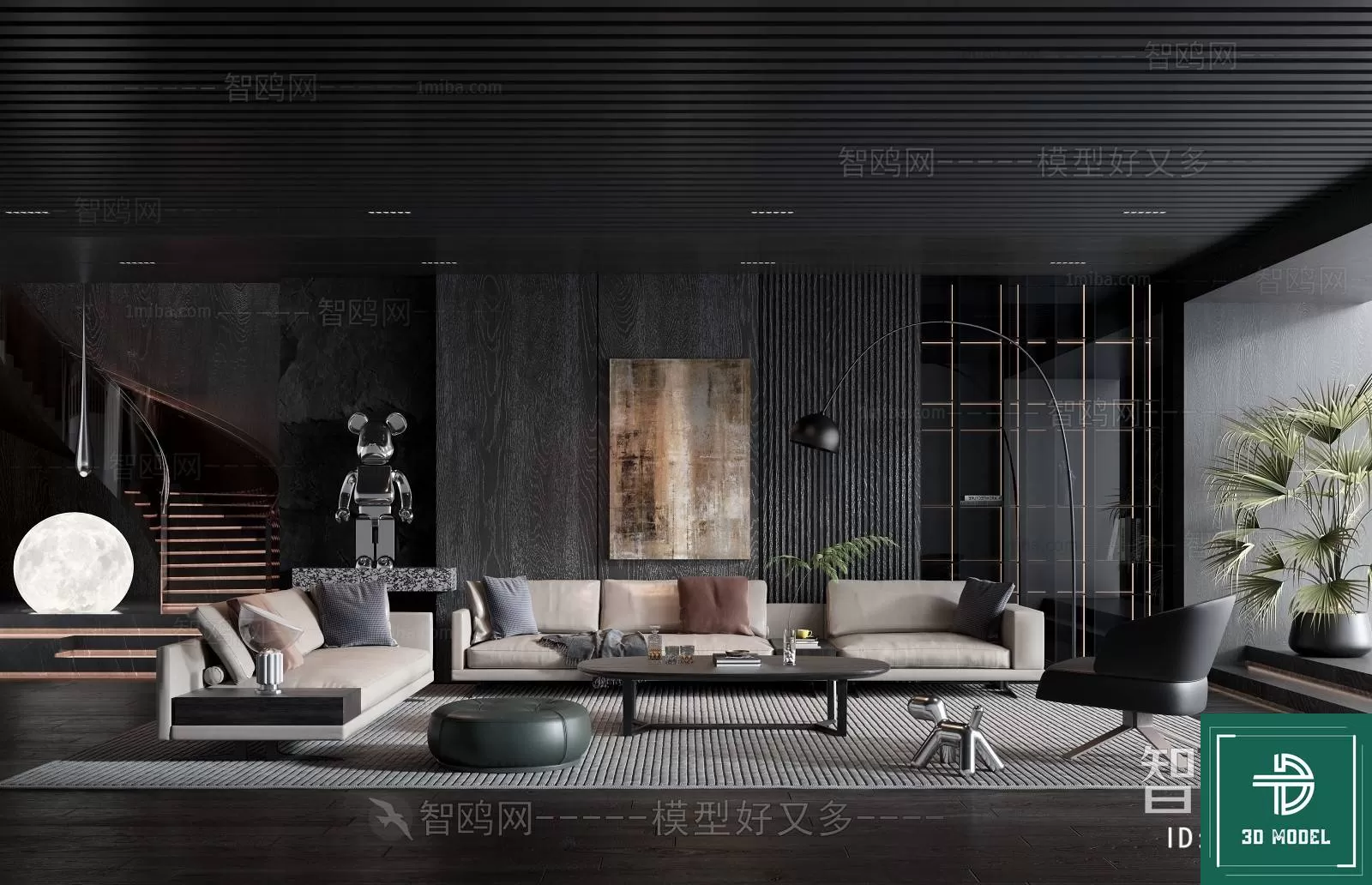 LIVING ROOM 3D SCENES – BLOCKS – 576 – PRO LIVING ROOM 3D SCENES – BLOCKS – 576 – PRO