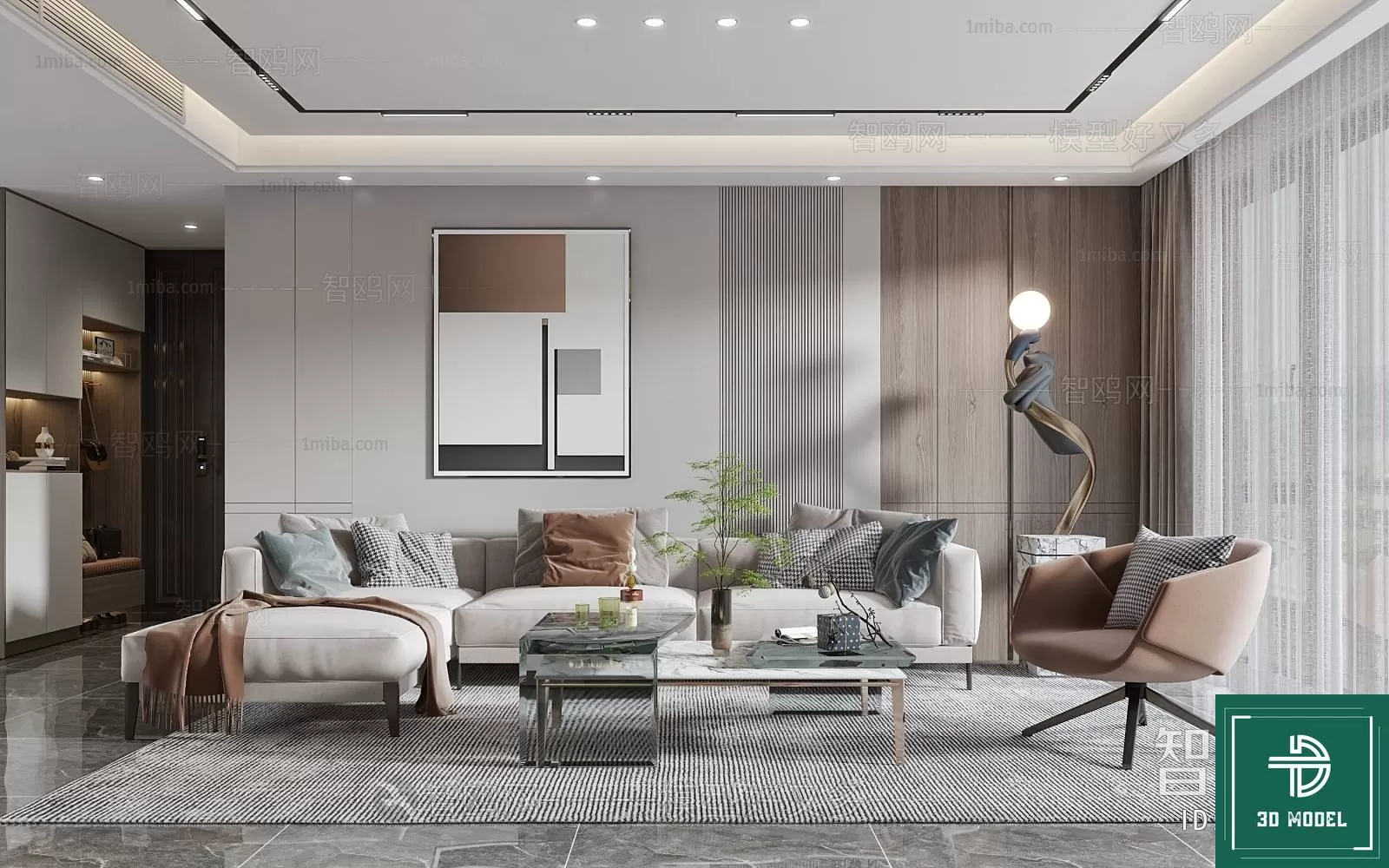 LIVING ROOM 3D SCENES – BLOCKS – 578 – PRO LIVING ROOM 3D SCENES – BLOCKS – 578 – PRO