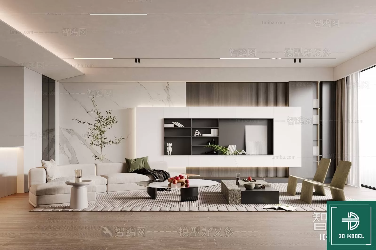 LIVING ROOM 3D SCENES – BLOCKS – 579 – PRO LIVING ROOM 3D SCENES – BLOCKS – 579 – PRO