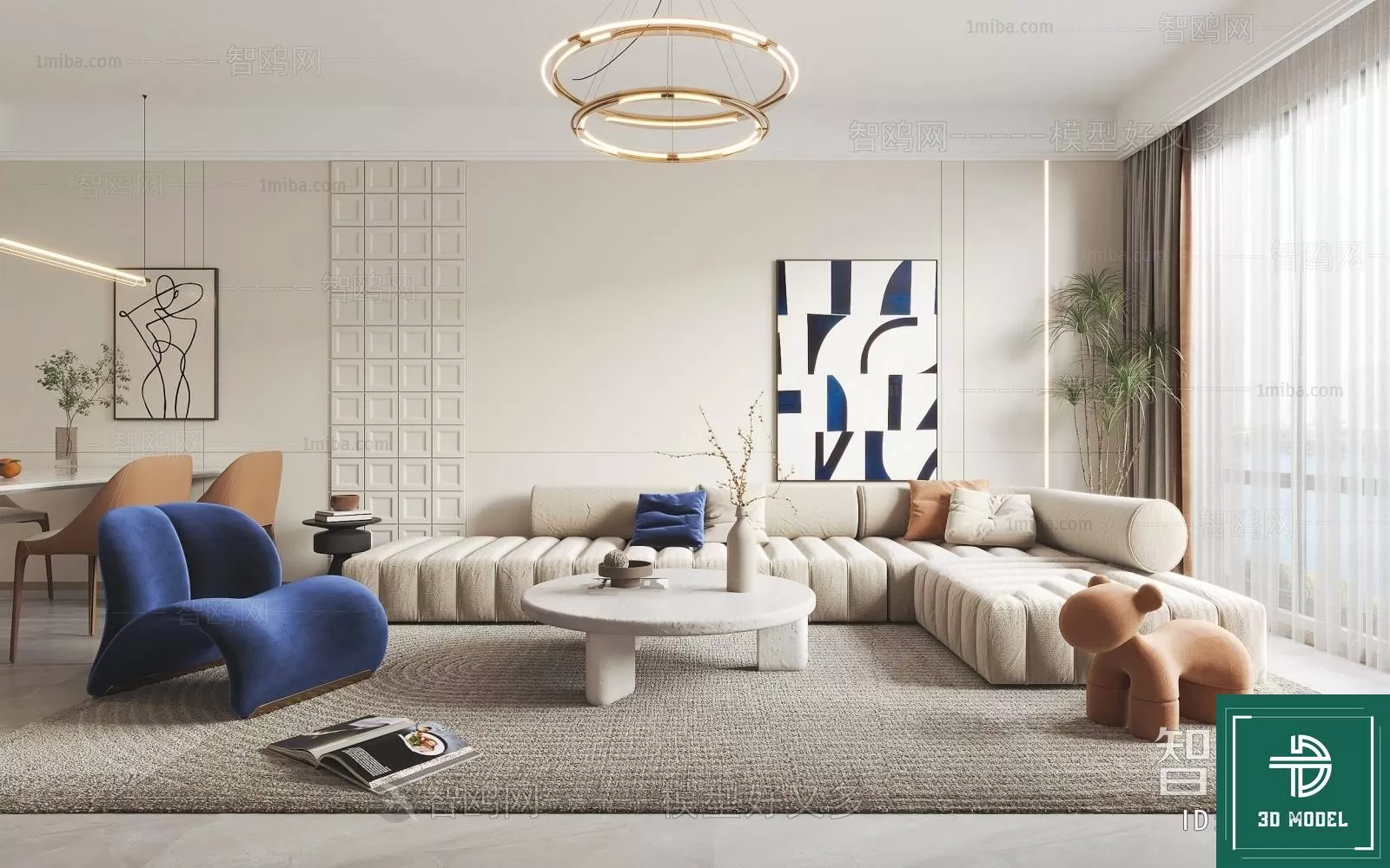 LIVING ROOM 3D SCENES – BLOCKS – 580 – PRO LIVING ROOM 3D SCENES – BLOCKS – 580 – PRO