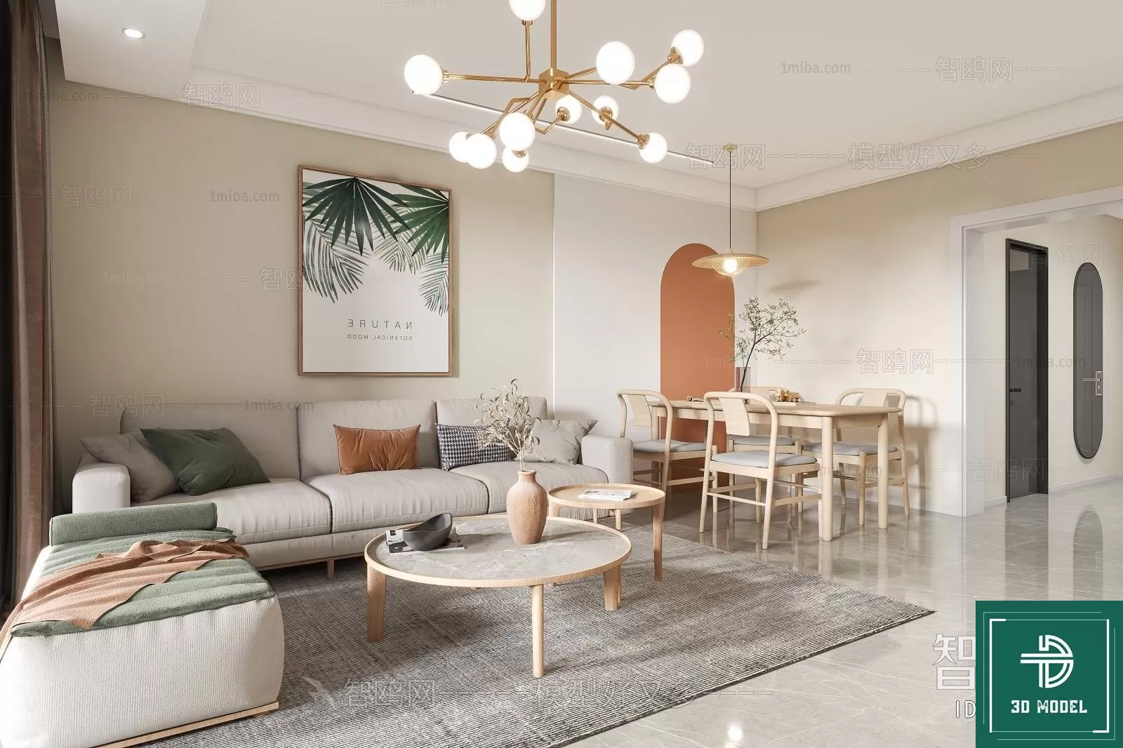 LIVING ROOM 3D SCENES – BLOCKS – 583 – PRO LIVING ROOM 3D SCENES – BLOCKS – 583 – PRO