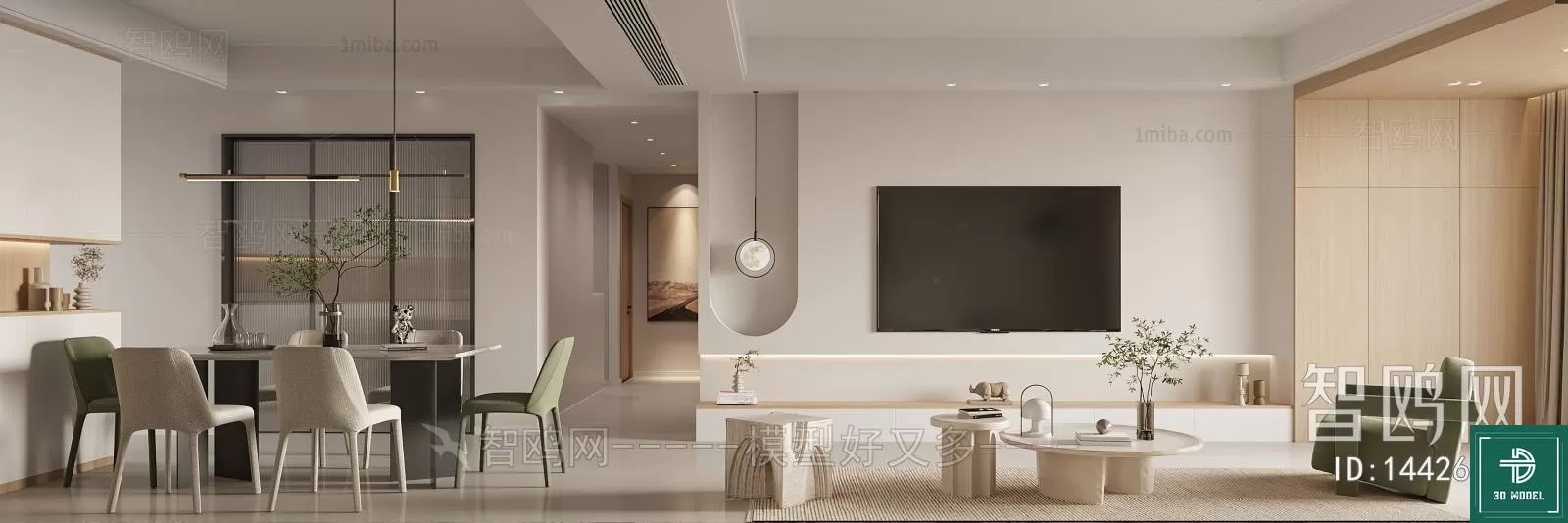 LIVING ROOM 3D SCENES – BLOCKS – 584 – PRO LIVING ROOM 3D SCENES – BLOCKS – 584 – PRO