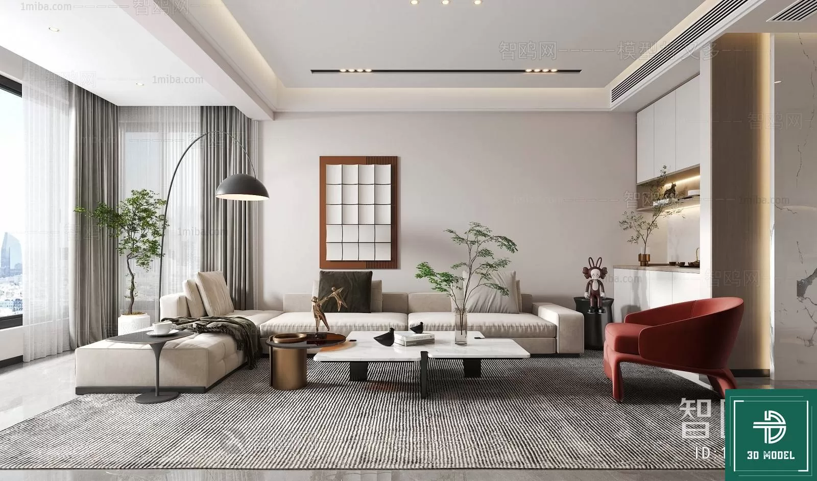 LIVING ROOM 3D SCENES – BLOCKS – 585 – PRO LIVING ROOM 3D SCENES – BLOCKS – 585 – PRO