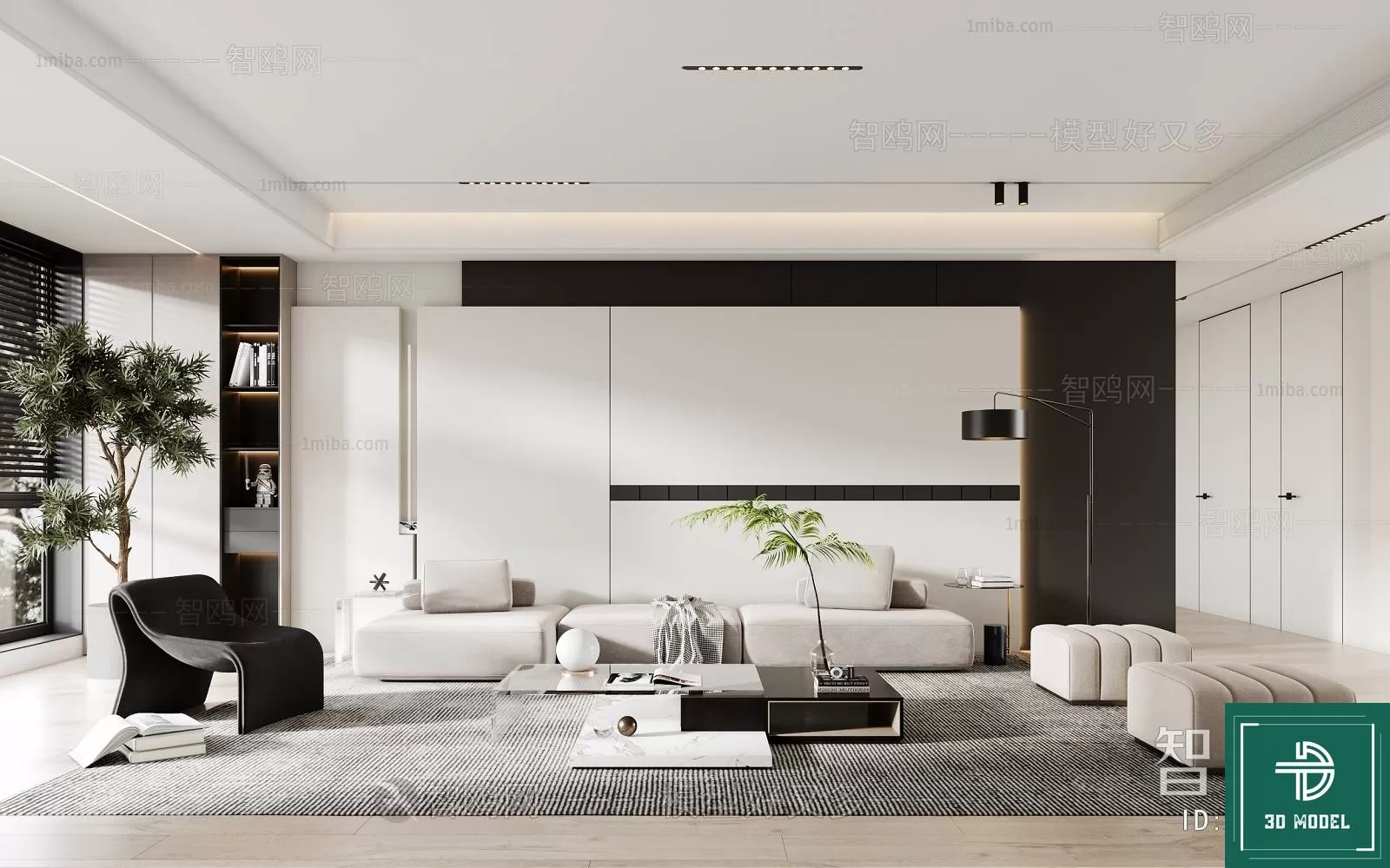 LIVING ROOM 3D SCENES – BLOCKS – 586 – PRO LIVING ROOM 3D SCENES – BLOCKS – 586 – PRO